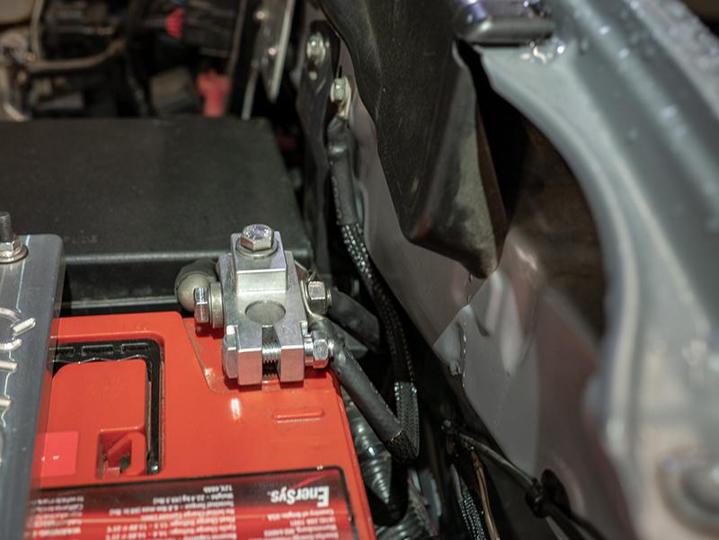 2005-2023 Toyota Tacoma Complete Billet Battery Terminal Kit with Negative Terminal Wiring Kit - Upgrade Your Truck's Electrical System for Off-Roading & Towing