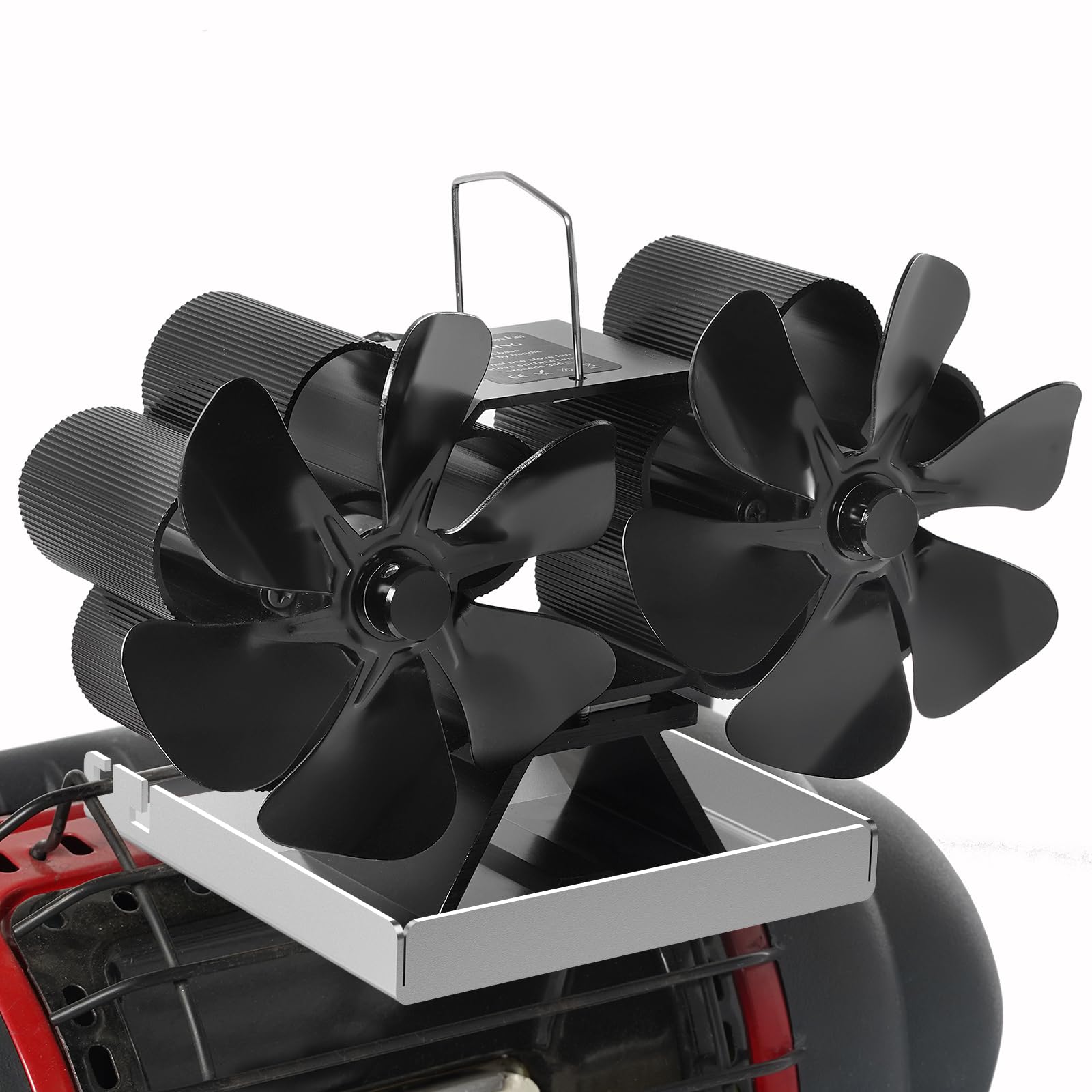 Heat Powered Wood Stove Fan - Thermoelectric Fan Attachment for Mr. Heater & Big Buddy Heaters | Compatible with Outdoor Hunting, Camping, Ice Fishing Tents & Propane Heaters | Perfect for Winter Survival Gear & Emergency Heating