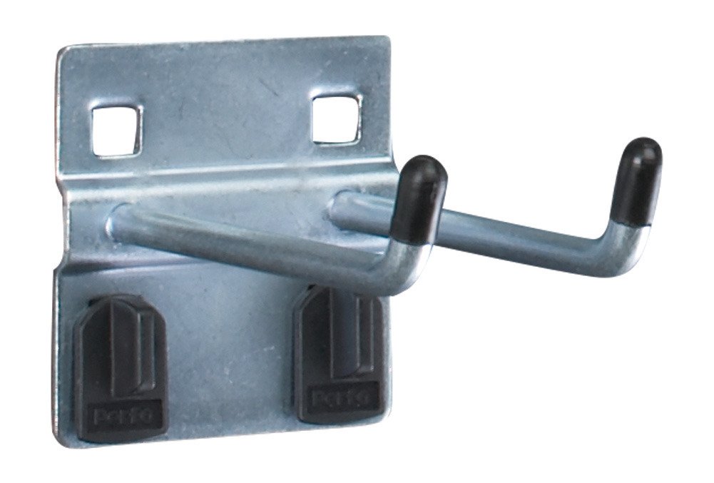 Heavy Duty Zinc Double Hooks - 6 Inch Diameter x 75 Inch Length (Pack of 5) - Perfect for Hanging Plants, Tools & Outdoor Decor in Garden, Garage or Shed