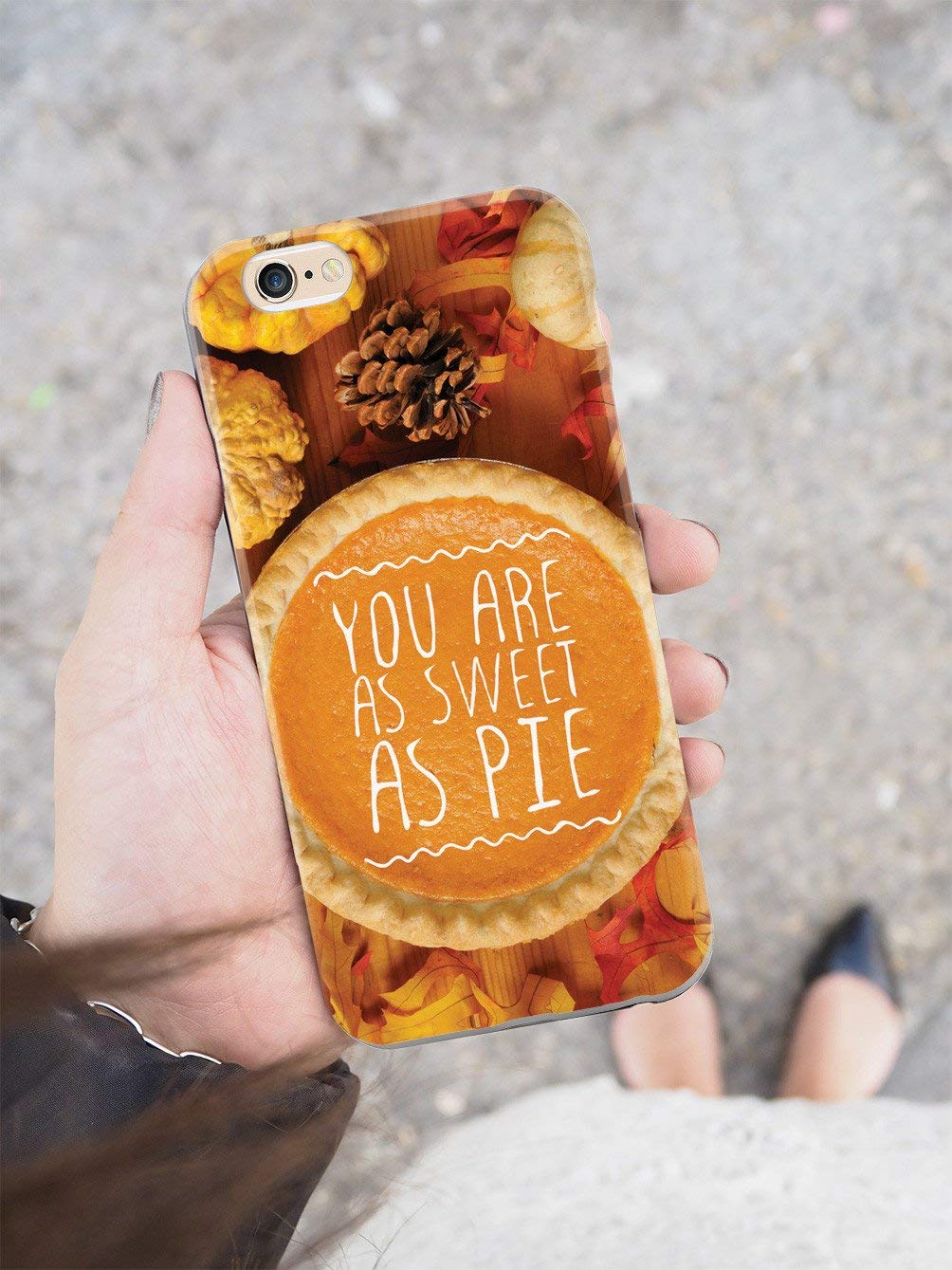 Inspired Cases - iPhone 12 Pro Case Compatible - 3D Textured Protective Cover for Apple iPhone 12 Pro - Sweet as Pie Design - White | Perfect for Everyday Use, Work & Travel Protection