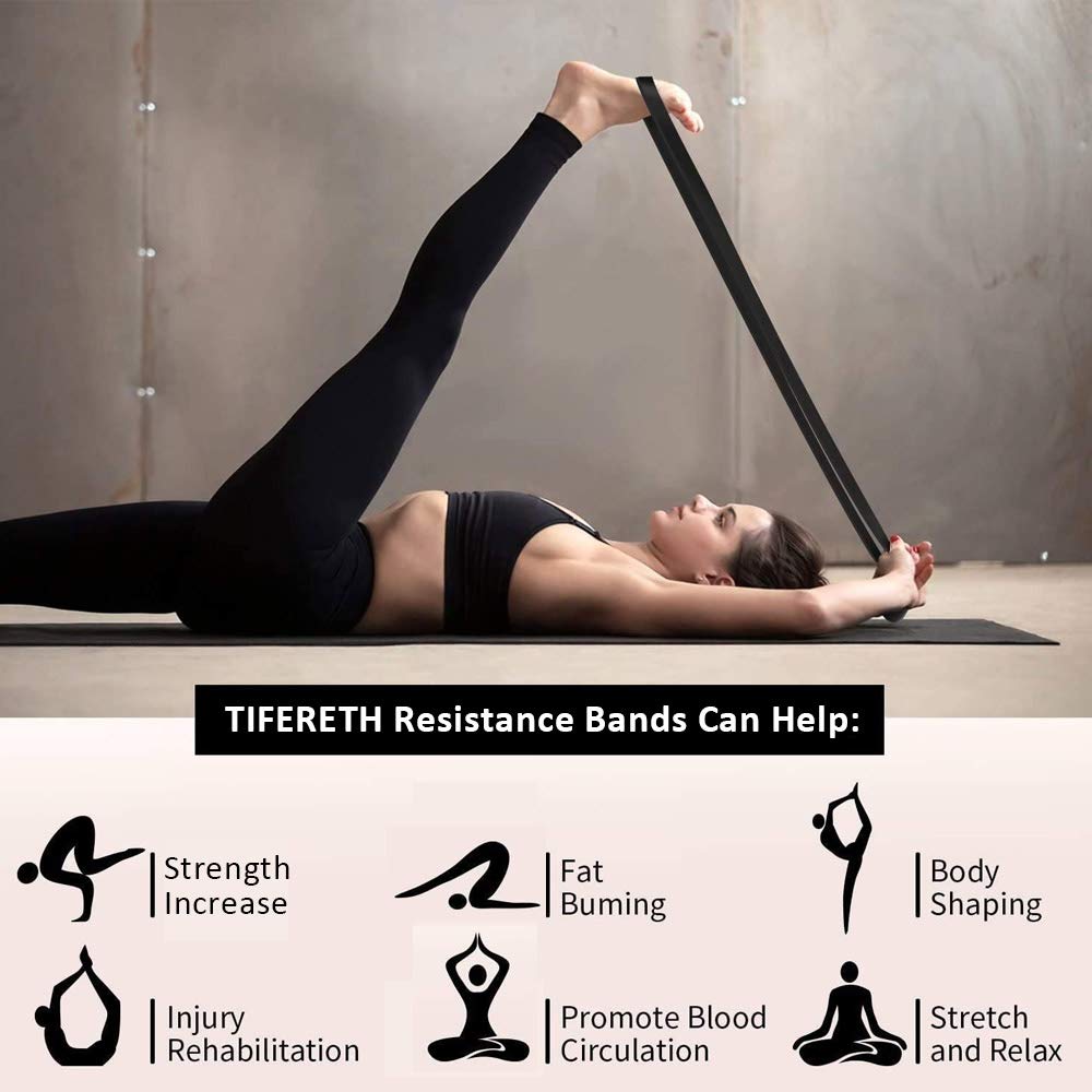Pull-Up Bands for Women - Heavy Duty Resistance Bands Set for Strength Training, Stretching & Physical Therapy - Ideal for Gym, Home & Outdoor Workouts