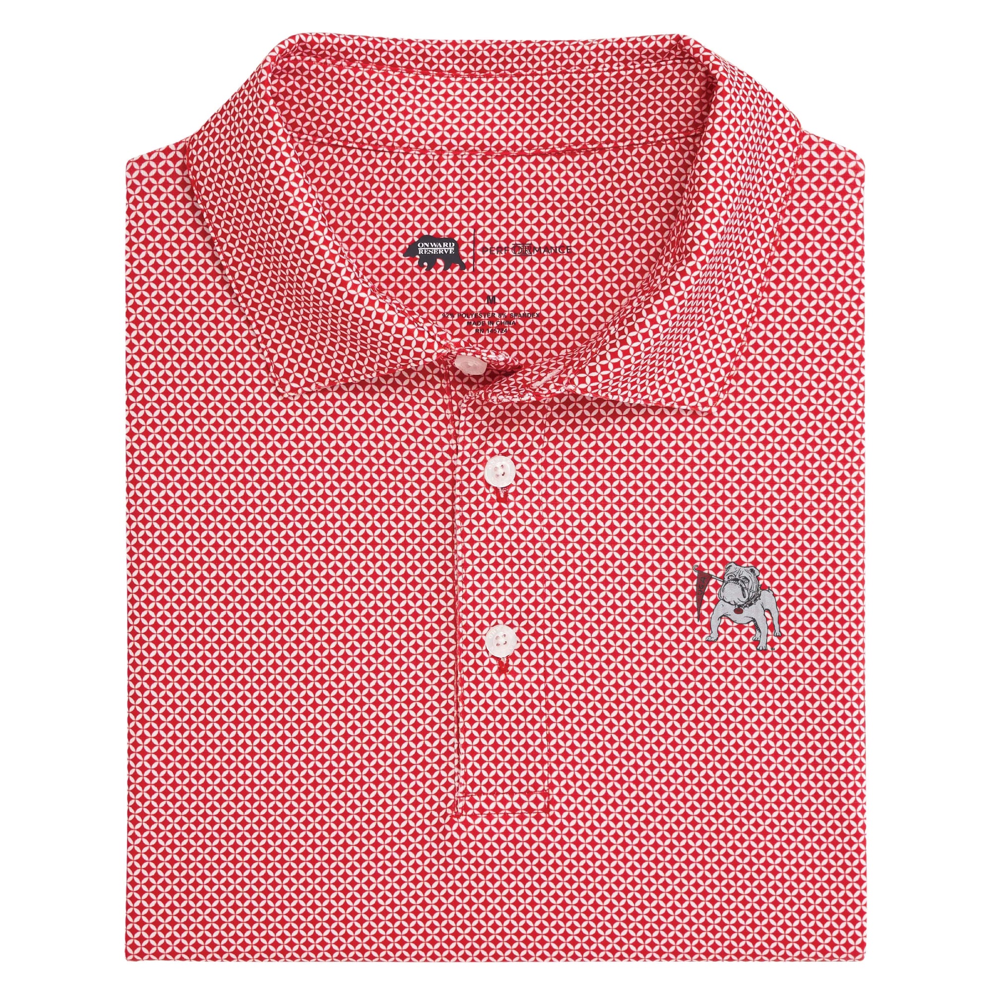 Vintage Dog Print Performance Polo Shirt for Men - Breathable & Stylish Casual Wear for Outdoor Activities, Golf, and Everyday Fashion