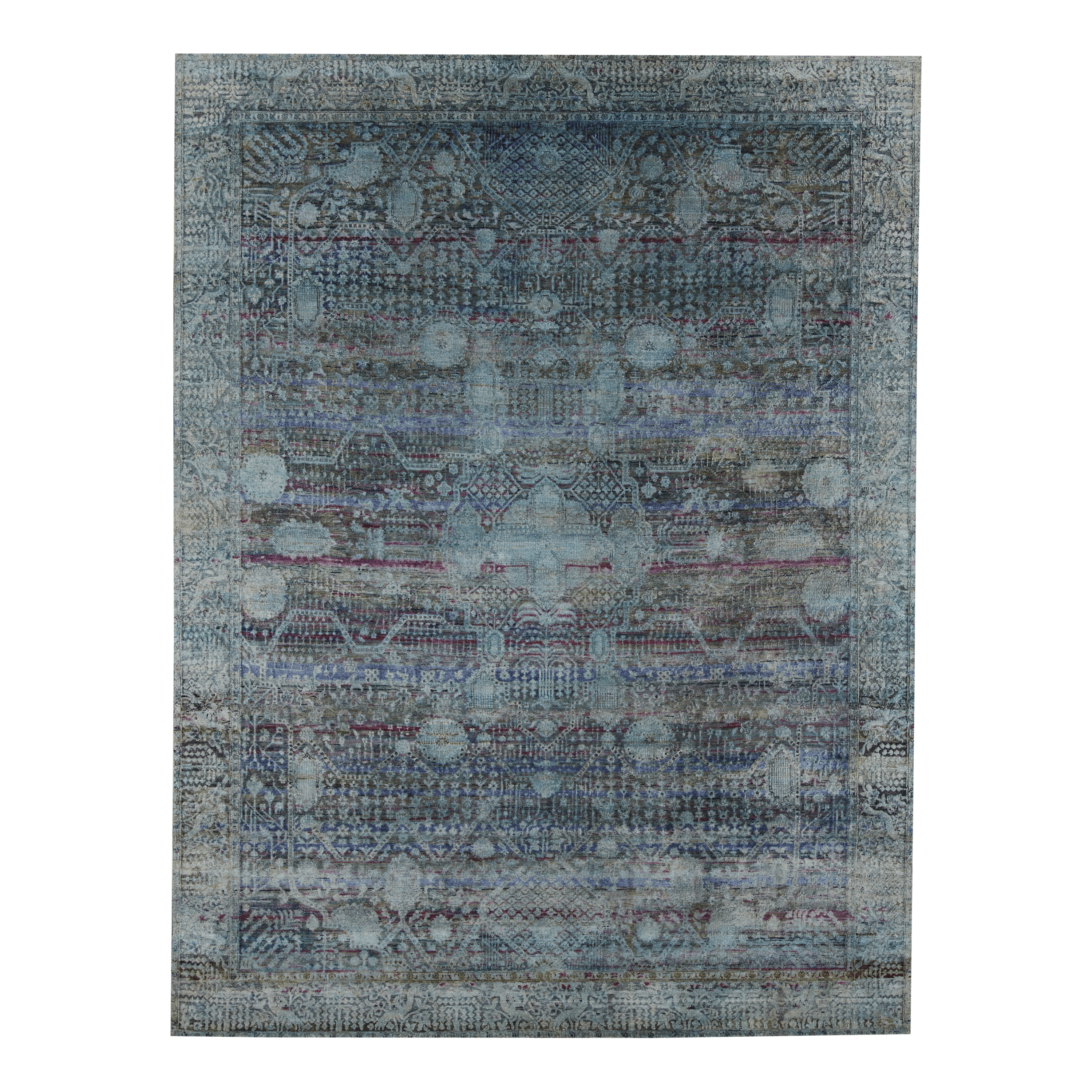 Samarkand AJ 286 Handmade Oriental Rug - Traditional Persian Design for Living Room, Bedroom & Home Decor