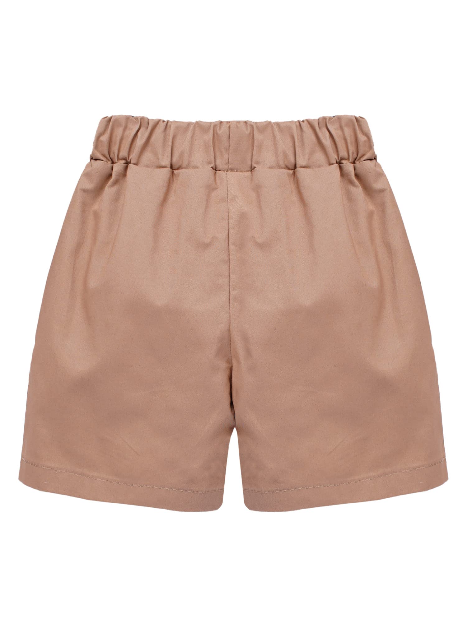 JEATHA Kids Cotton Booty Shorts - Unisex Boys & Girls Summer Hot Pants for Everyday Wear | Soft Comfortable Playwear, Beach, Pool & Casual Outfits