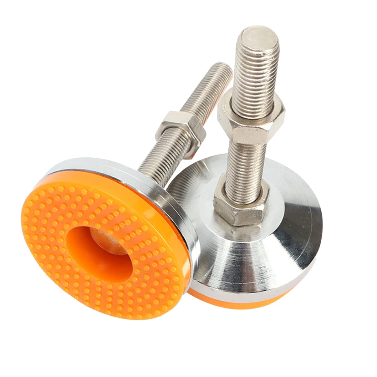 Baluue Heavy Duty Adjustable Desk Legs - 2pcs Swivel Leveling Feet for Workbench, Table & Furniture - Perfect for Office, Workshop & Home Use