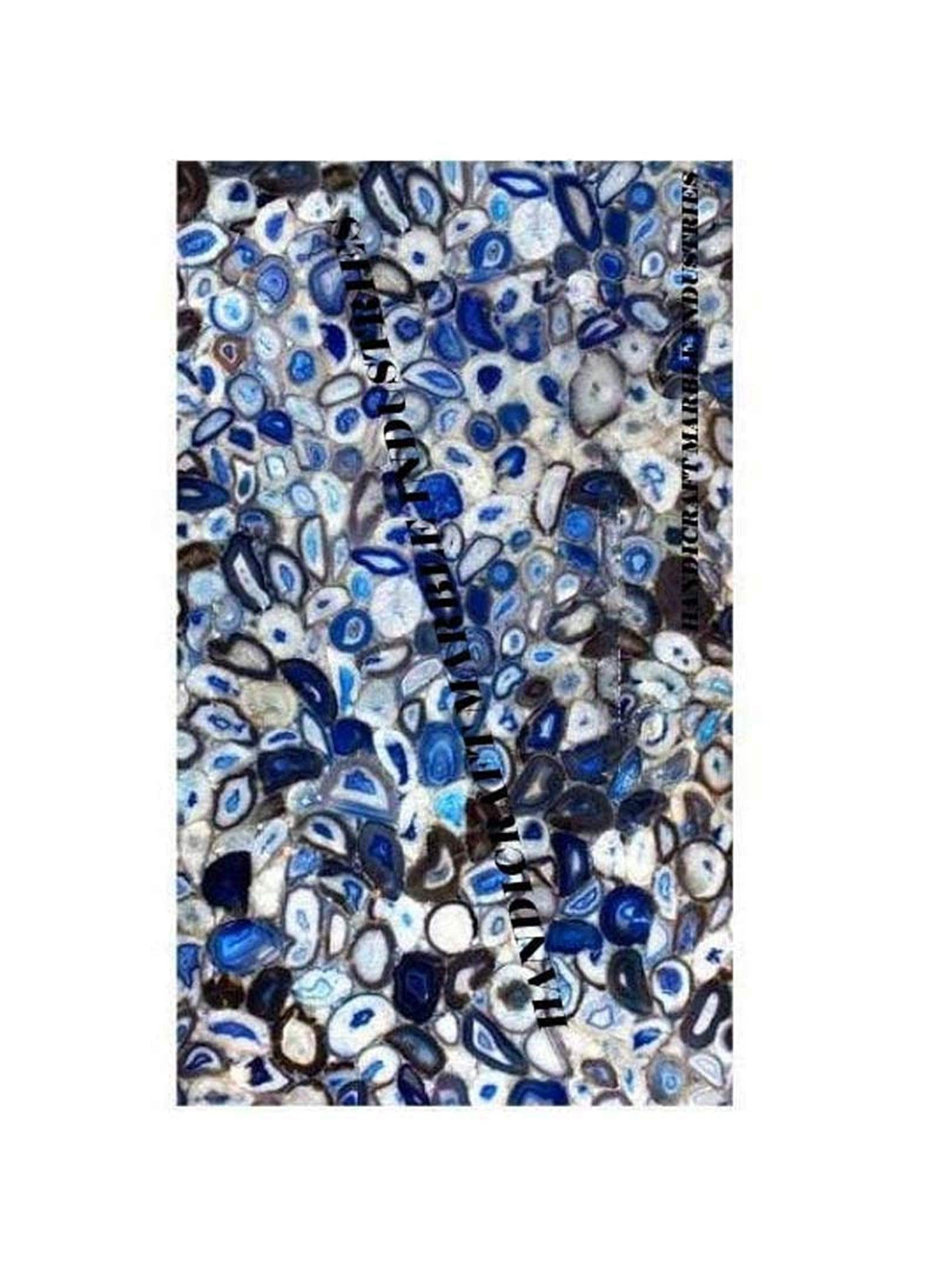 Premium Mix Agate Stone Rectangle Table Top 18