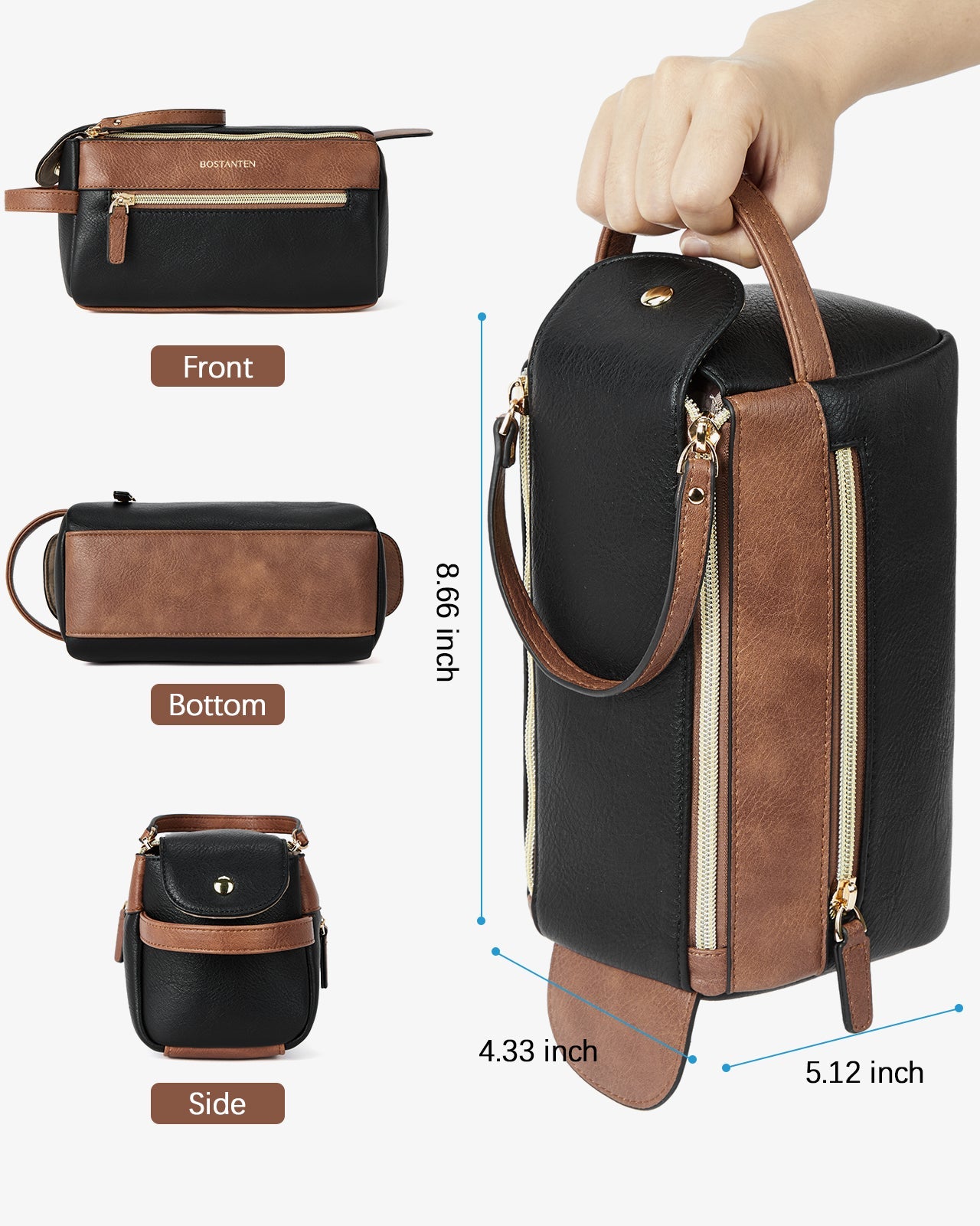 Stylish Travel Toiletry Bag for Women & Men - Waterproof Cosmetic Makeup Organizer | Perfect for Gym, Vacation & Business Trips
