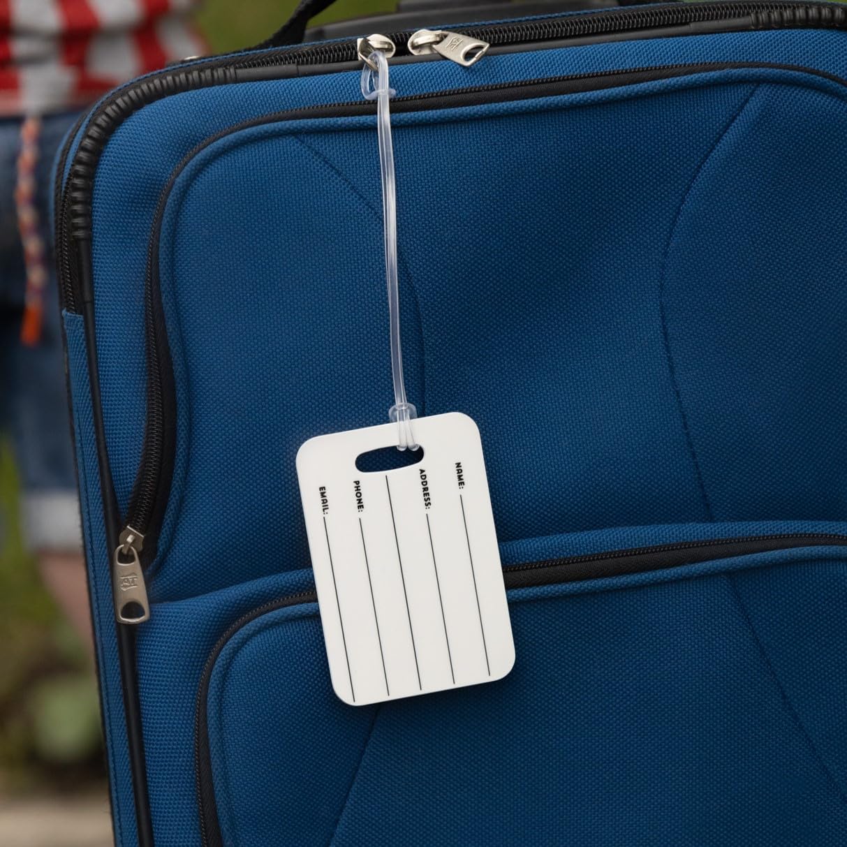 Personalized Mardi Gras Luggage Tag - Custom Suitcase ID with Adjustable Strap | Unique Travel Gift for Vacation, Cruise & Festival | Perfect for Carnival, Air Travel & Lost Baggage Identification