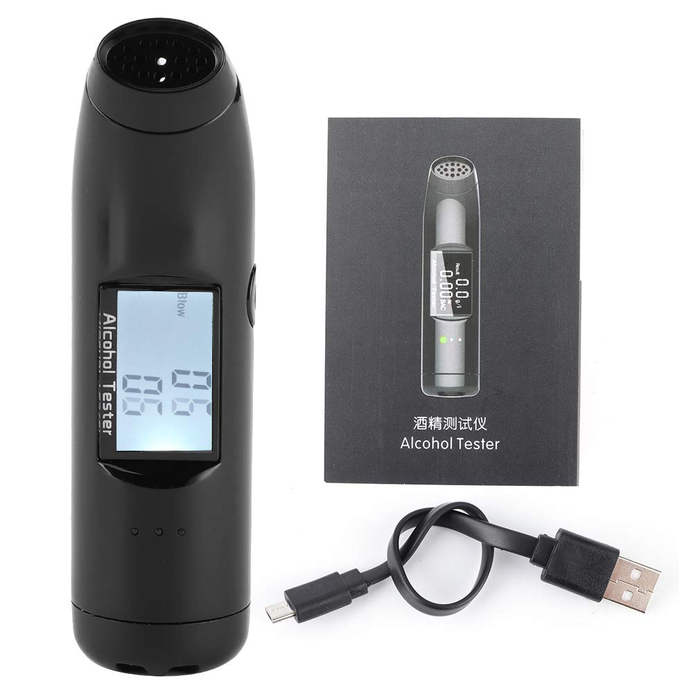 **Duokon Digital Breathalyzer – Portable Alcohol Tester with LCD Display for Drunk Driving Prevention, Personal & Professional Use – Car, Home, and Workplace Safety**