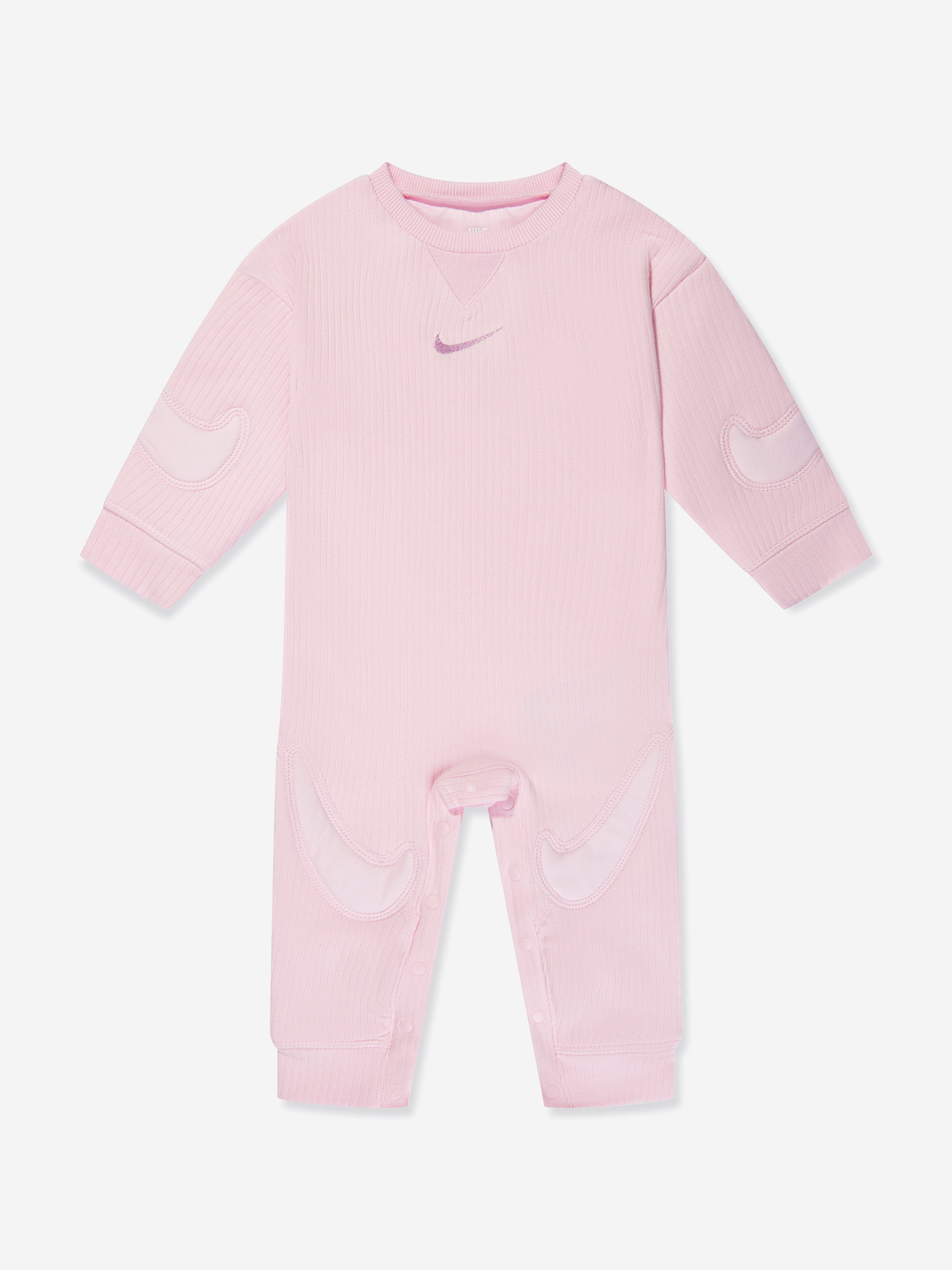 Baby Girls Ready Set Romper - Soft Pink Cotton Jumpsuit for Newborns & Infants | Perfect for Playtime, Outings & Photo Shoots