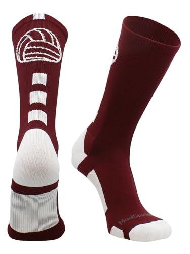 Maroon/White