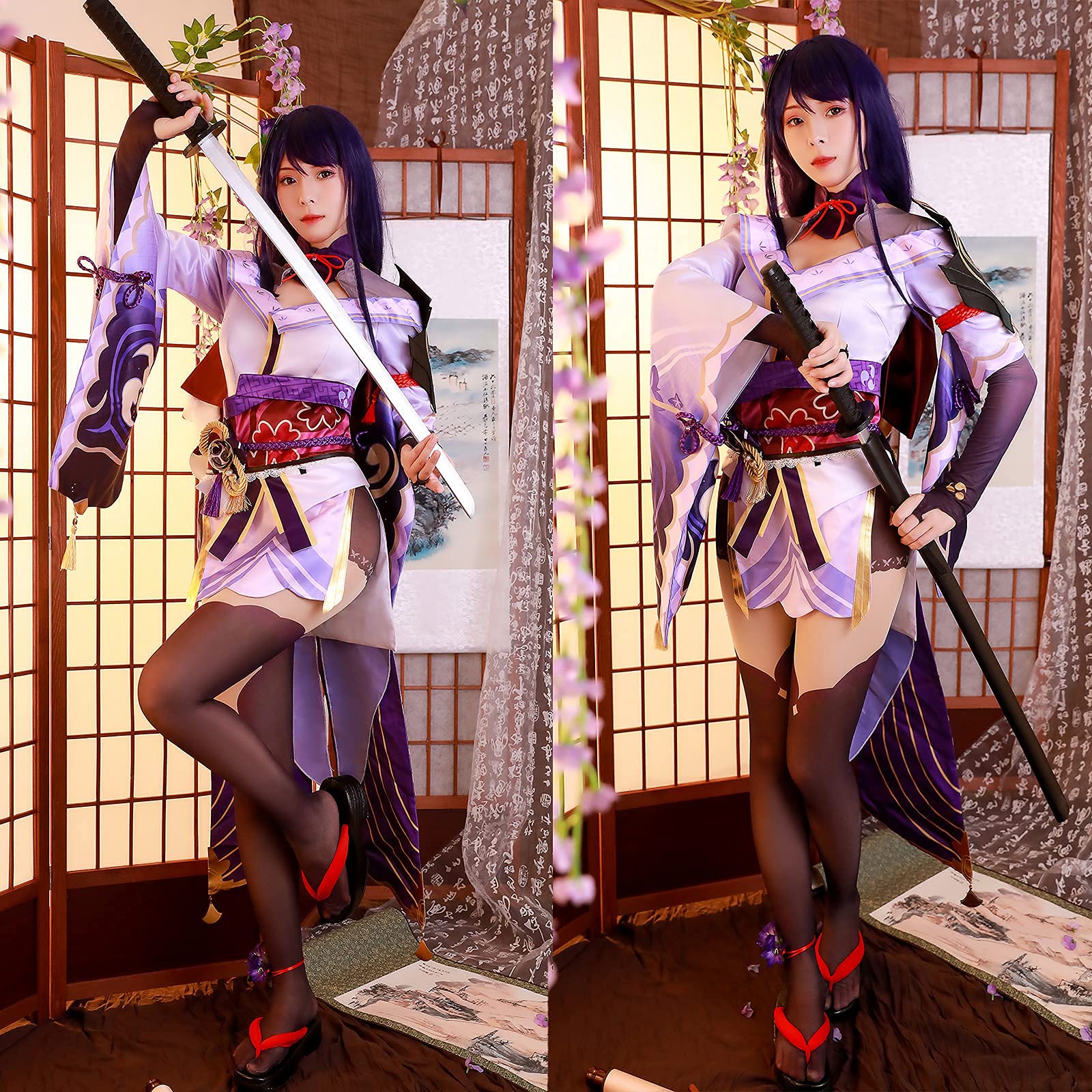 Raiden Shogun Cosplay Costume - Genshin Impact Baal Outfit for Halloween, Anime Conventions & Cosplay Events | Premium Quality Cosplay Suit for Fans & Collectors