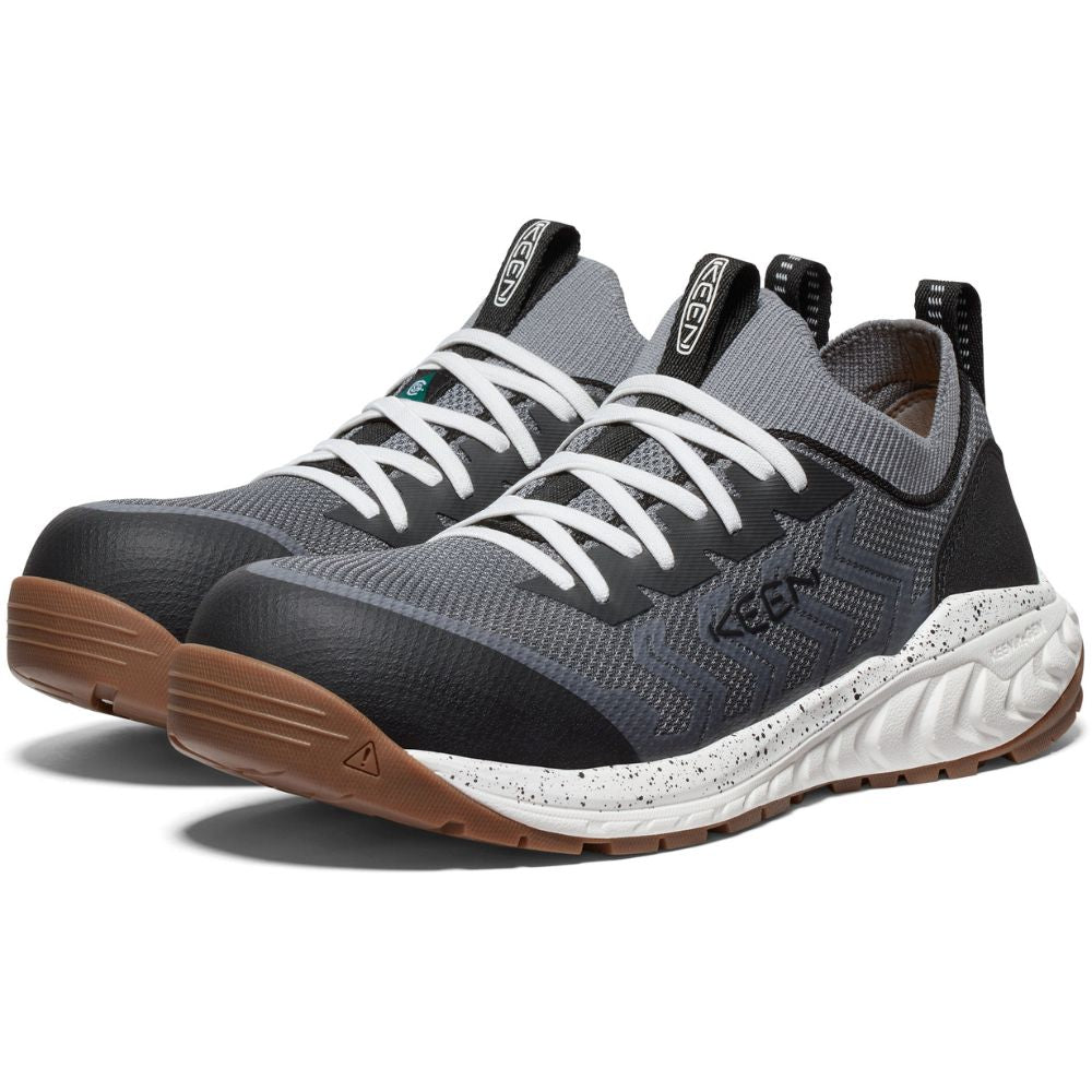 Keen Arvada Shift Men's Composite Toe Athletic Work Shoes - Lightweight & Safety Toe Certified for Construction, Warehouse & Outdoor Work (Grey)