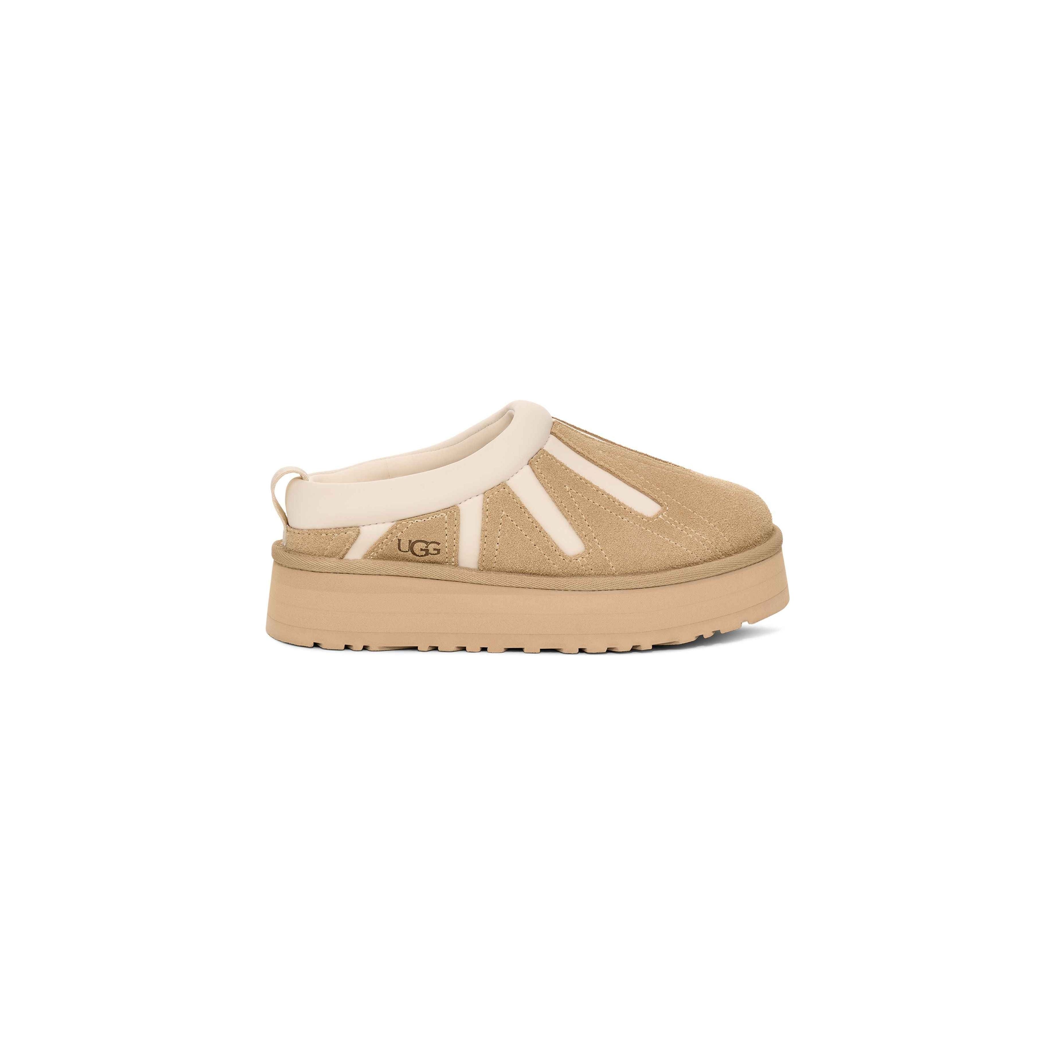 UGG Women's Tazz Sunwave Slippers - Cozy Fuzzy House Shoes with Memory Foam for Indoor/Outdoor Wear - Perfect for Winter, Home, Lounge & Travel Comfort