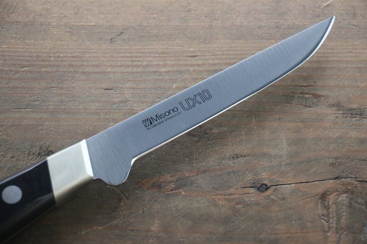 Misono UX10 Swedish Steel Honesuki Boning Knife 110mm - Premium Japanese Kitchen Knife for Poultry & Meat Deboning, Butchering - Perfect for Chefs & Home Cooks