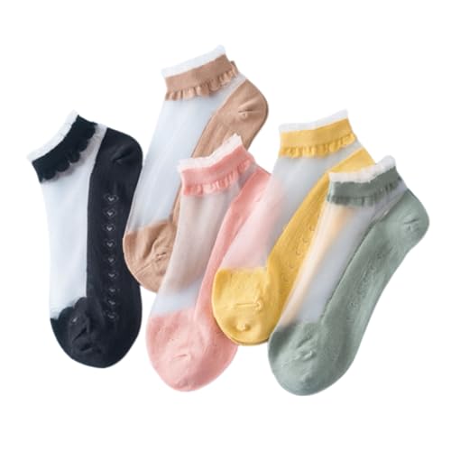 5 Pack - Black, Pink, Khaki, Green, Yellow