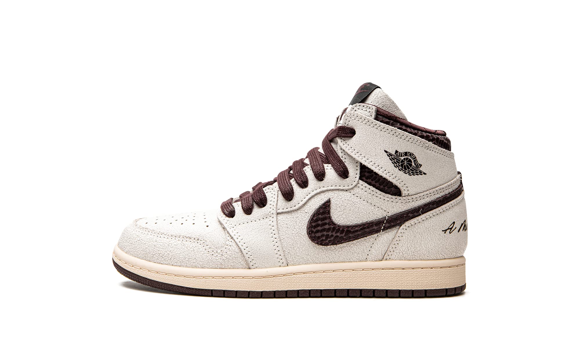 Jordan Preschool 1 Retro High OG SP DO7099 100 A Ma Maniere Sneakers - Size 2.5Y - Kids Basketball Shoes for Boys & Girls - Perfect for School, Playground & Casual Wear