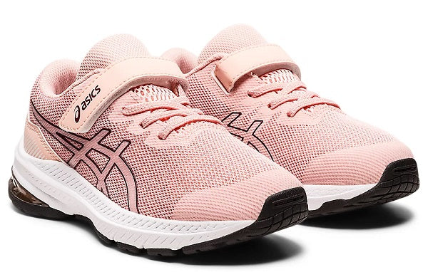 ASICS GT-1000 11 PS Running Shoes for Kids - Frosted Rose/Deep Mars - Lightweight & Supportive for School, Sports & Daily Activities