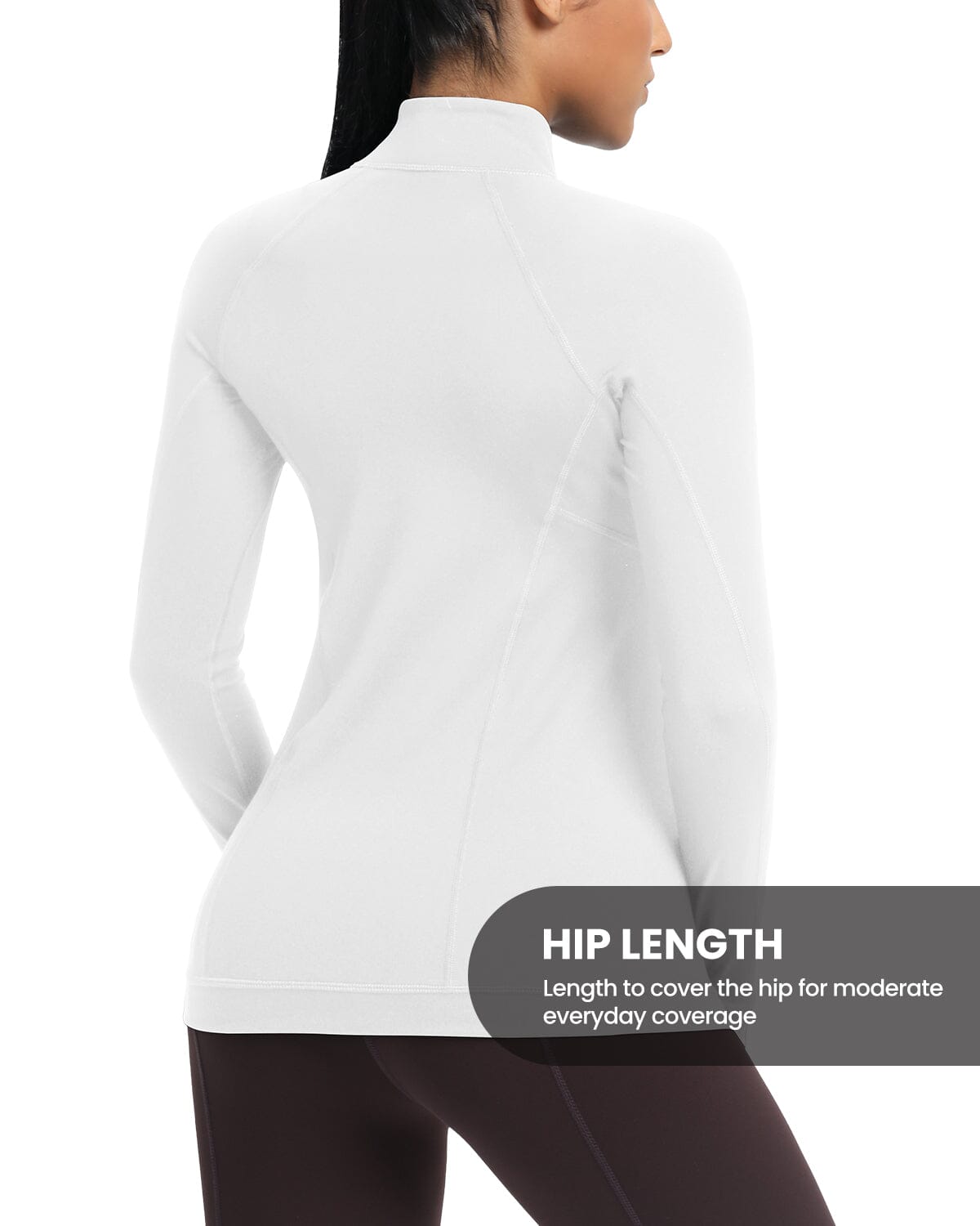 Women's Lightweight Running Quarter Zip Pullover - Breathable & Moisture-Wicking Athletic Top for Jogging, Gym & Outdoor Workouts