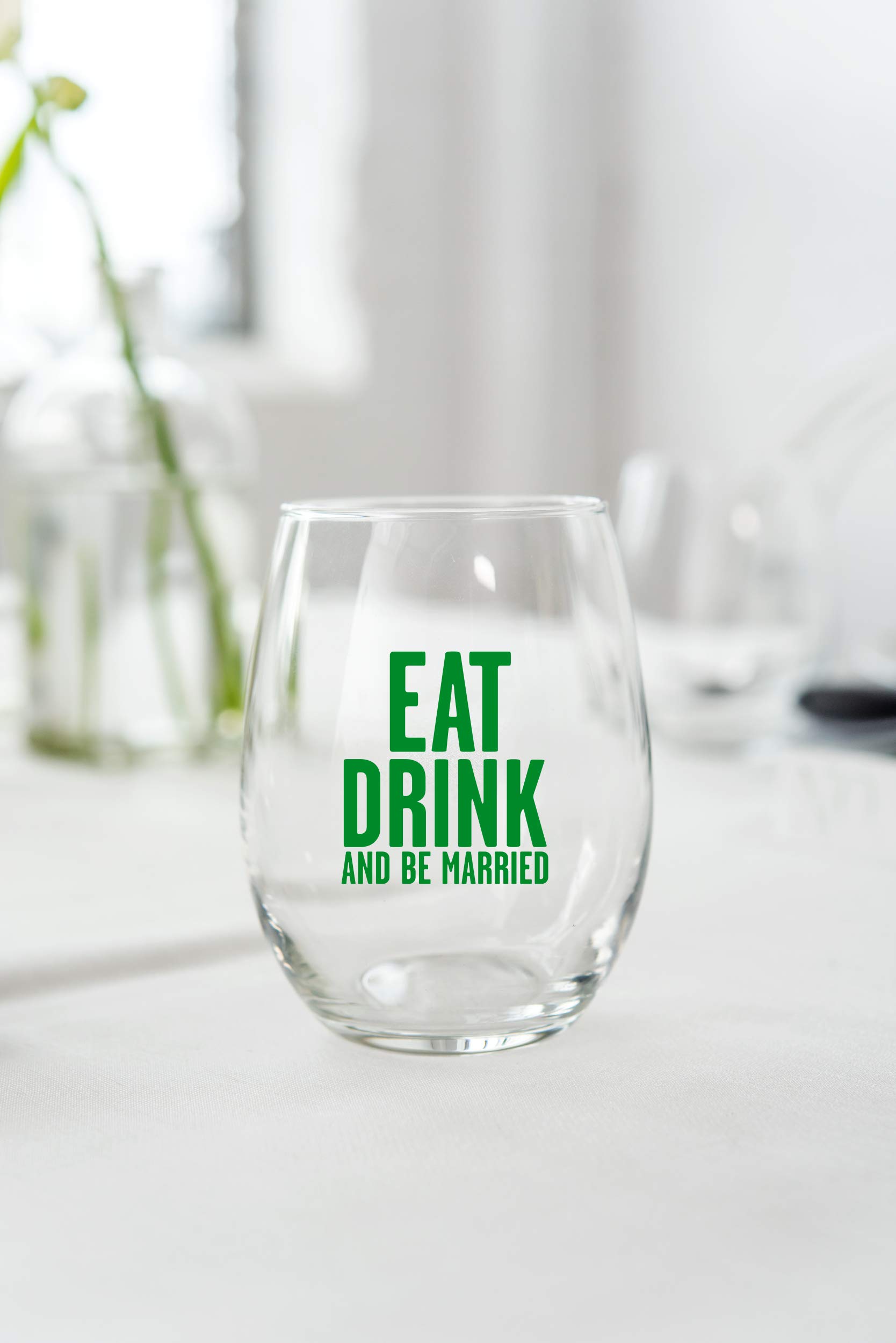Personalized Stemless Wine Glasses 9oz (132 Pack) - Custom Wedding Favors, Bridal Shower Gifts & Party Drinkware for Celebrations