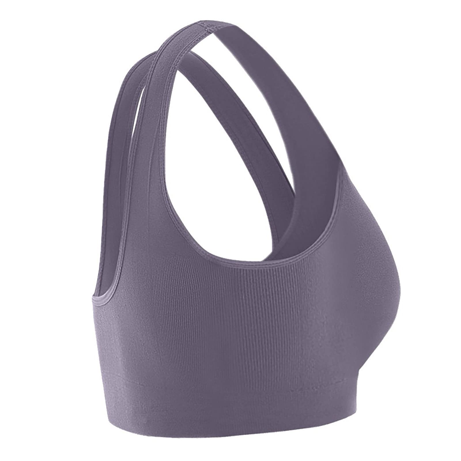 Plus Size Wireless Sleep Bras for Women - Comfortable Seamless Yoga & Sports Bra with Removable Pads for Lounge & Relaxation