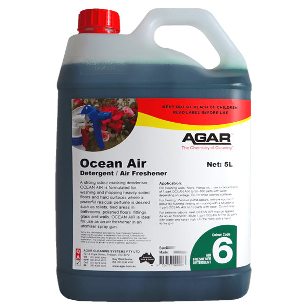 Eco-Friendly Agar Ocean Air Detergent & Air Freshener - Natural Laundry Detergent & Room Spray for Fresh Home, Car, and Office Use
