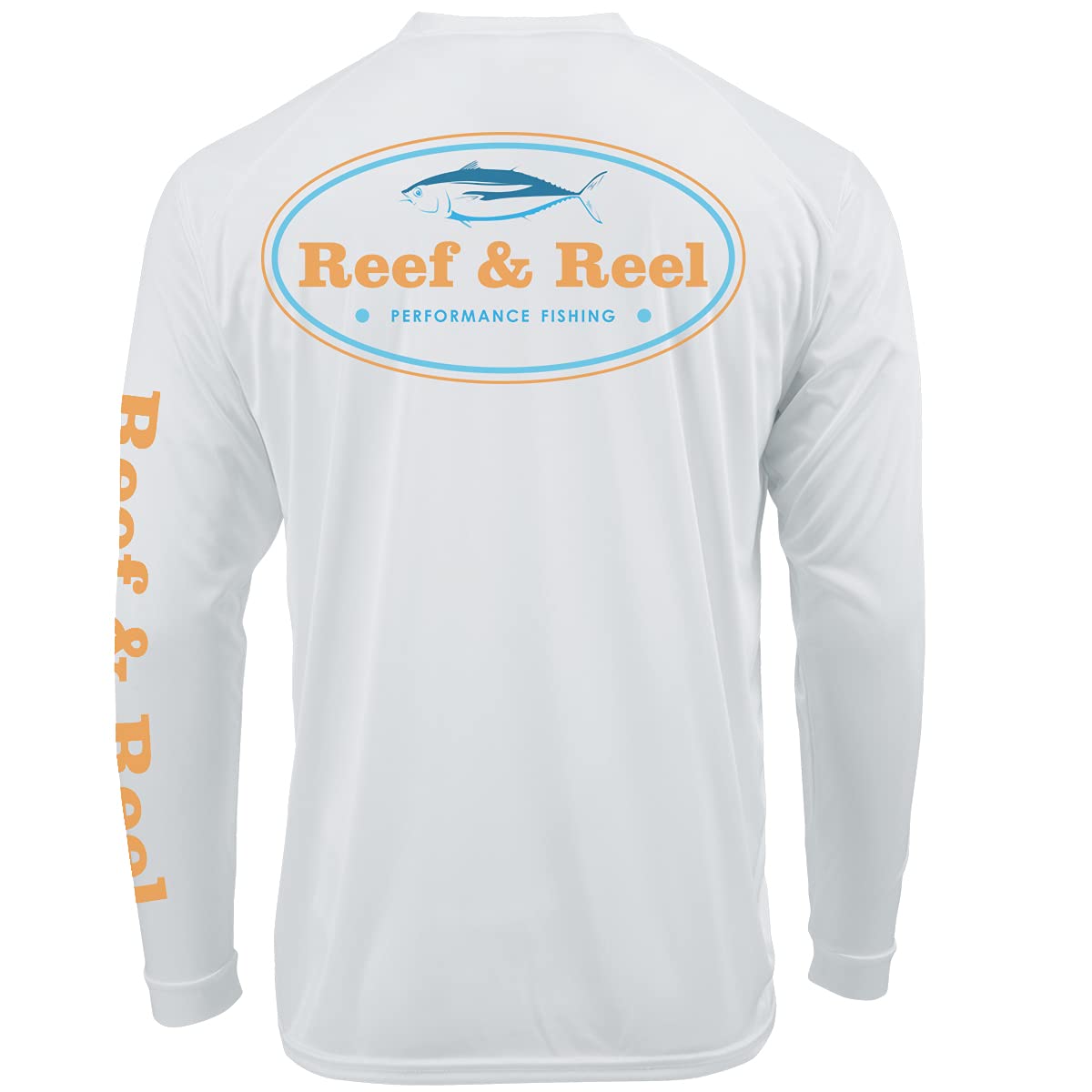 Reef & Reel Tuna UPF 50+ Men's Long Sleeve Performance Fishing Shirt - Lightweight, Quick-Dry & Sun Protection for Outdoor Activities, Boating & Beachwear