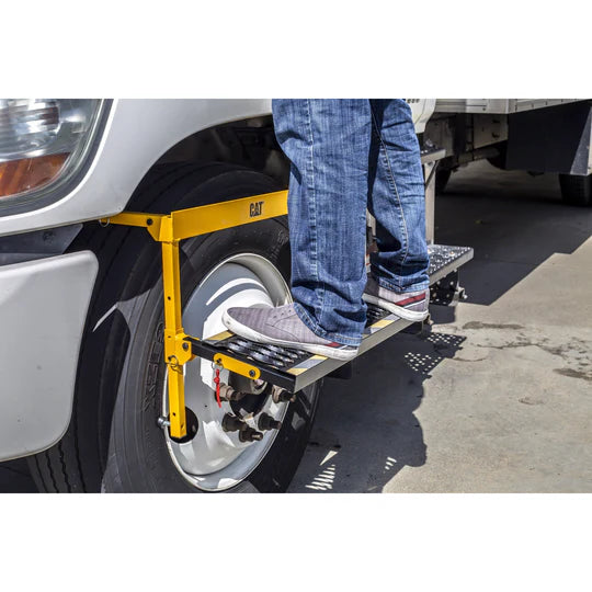 350 Lb Heavy Duty Truck & SUV Tire Service Step Stool - Non-Slip Platform for Easy Tire Changes, Maintenance & Off-Road Adventures