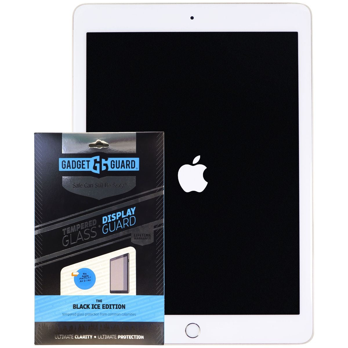 Apple iPad Pro 9.7-inch 1st Generation 32GB Wi-Fi Gold - with Screen Protector Bundle for Work, Study & Entertainment