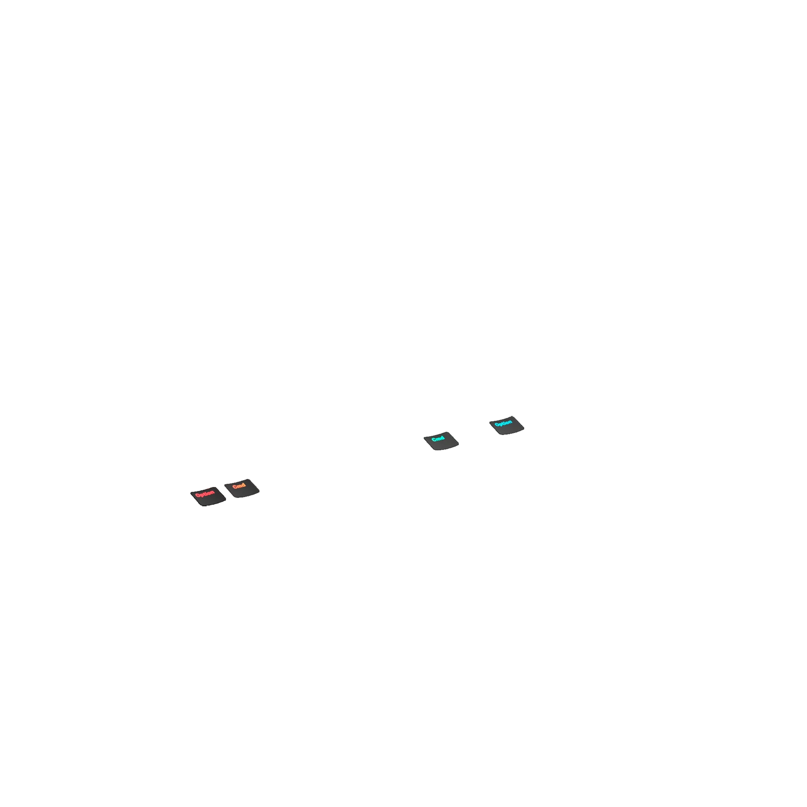 Backlit Black Keycaps for Mechanical Keyboards - US Layout - Perfect for Gaming & Typing in Low Light