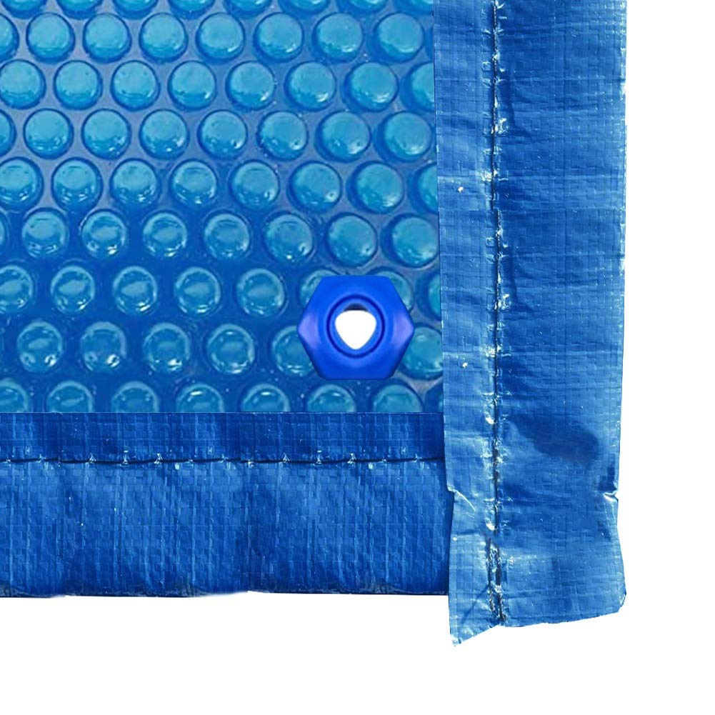 Heavy Duty Rectangular Solar Pool Cover - 6ft x 6ft Bubble Thermal Blanket for Above Ground Pools | Winter & Summer Protection, Waterproof, Dustproof | Perfect for Outdoor Swimming Pool Maintenance & Energy Savings