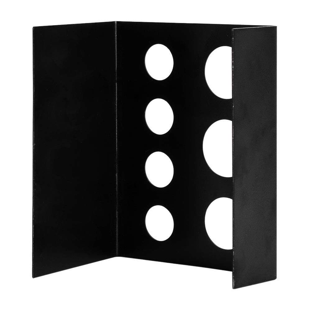 2 Pack Black Tattoo Ink Cup Holder with 7 Holes - Professional Tattoo Pigment Holder Stand for Tattoo Machine & Pen - Durable Tattoo Ink Cap Organizer for Artists & Tattoo Studio Use