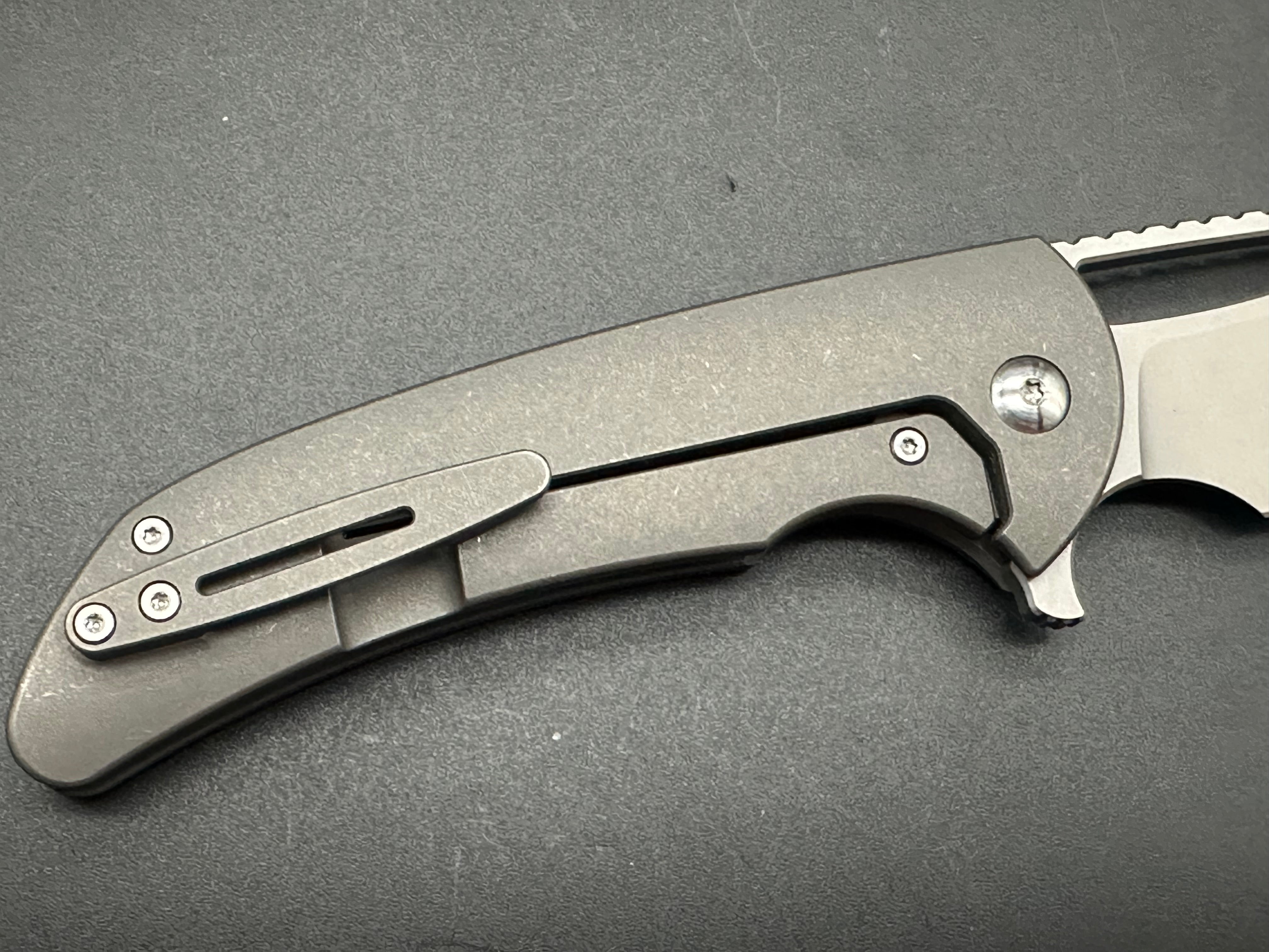 Ferrum Forge Archbishop 3.0 Titanium Flipper Knife - Premium EDC Pocket Knife with 3.5