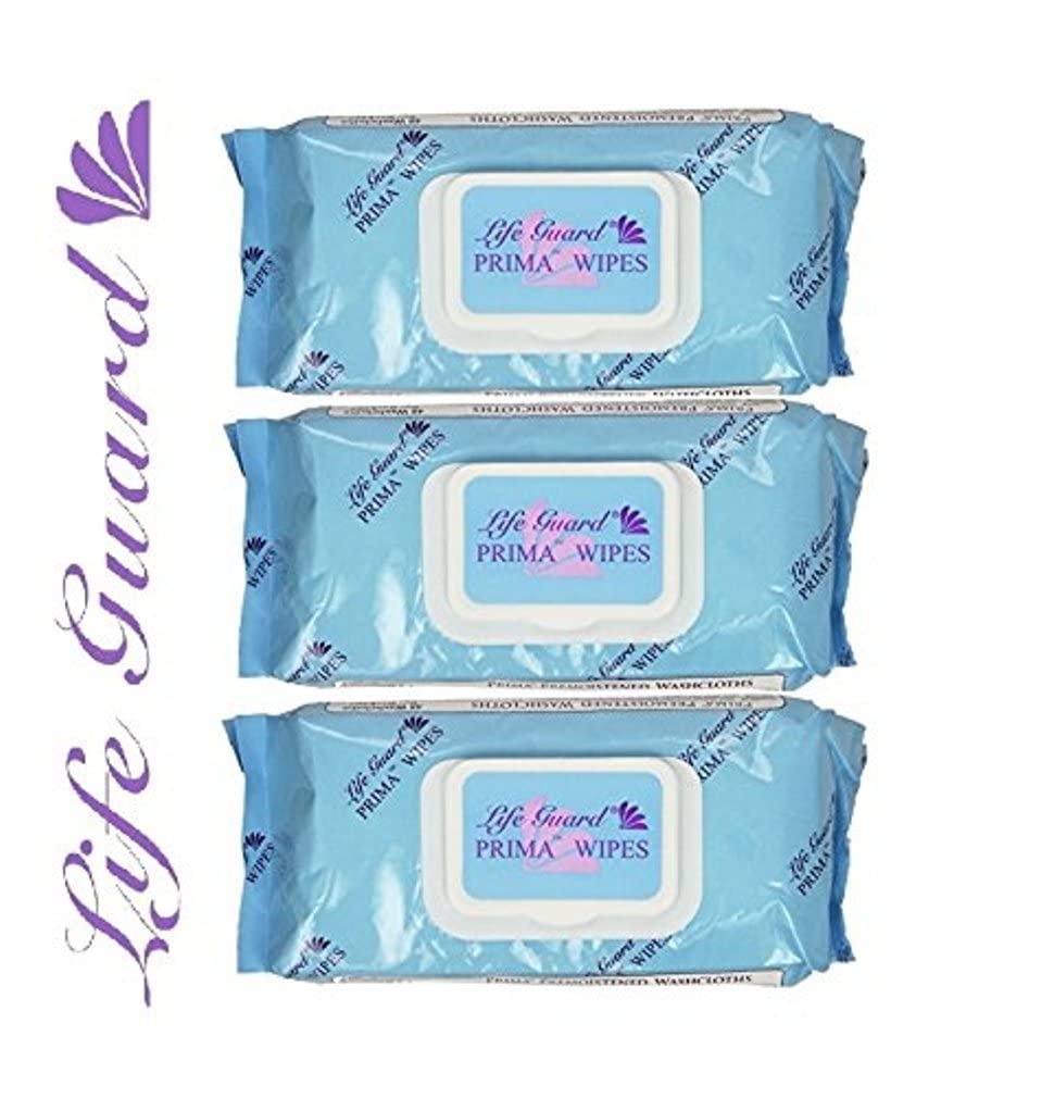 Prima Wipes Adult Washcloths - 48 Extra Large Disposable Wipes per Pack (3 Packs) - Ideal for Elderly Care, Incontinence & Bed Bathing