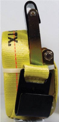 Heavy Duty Ratchet Tie Down Straps with Flat Hooks - 2 Inch x 27 Feet - Secure Cargo for Trucks, Trailers & Motorcycles - Perfect for Transporting ATVs, Furniture & Equipment
