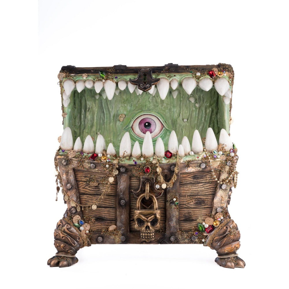 Katherine's Collection Chester The Treasure Chest Candy Container - Unique Candy Storage for Parties, Halloween & Gifts
