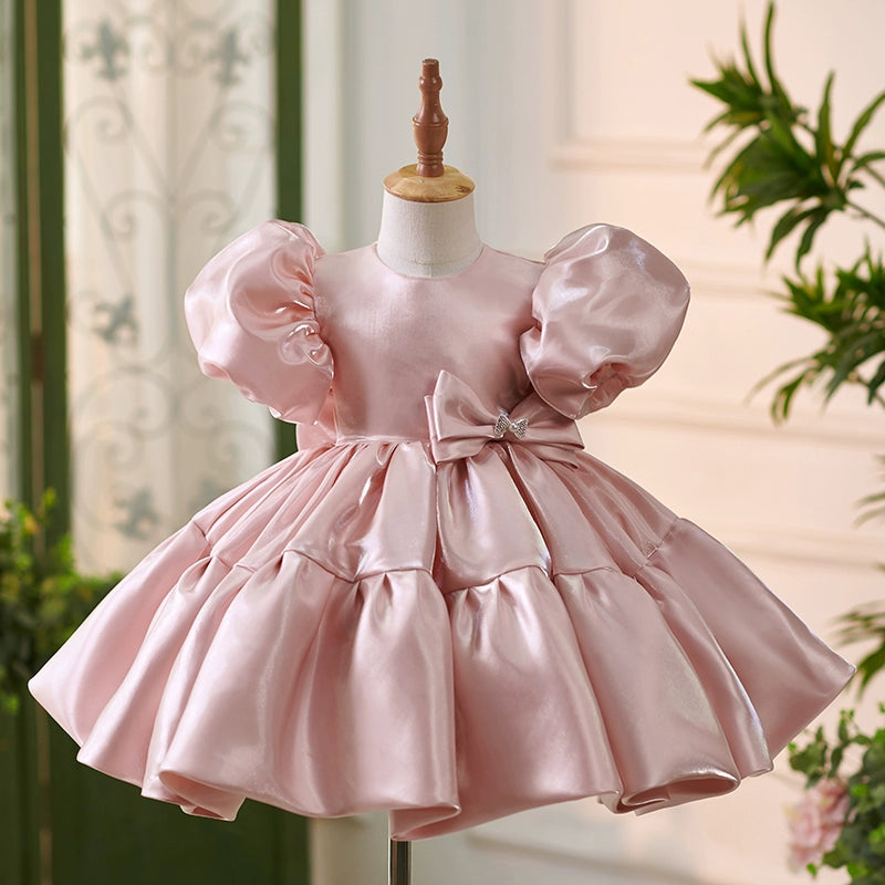 Elegant Baby Pink Birthday Princess Dress for Toddlers - Formal Party Gown for Girls - Perfect for Birthday Parties, Pageants, and Special Occasions
