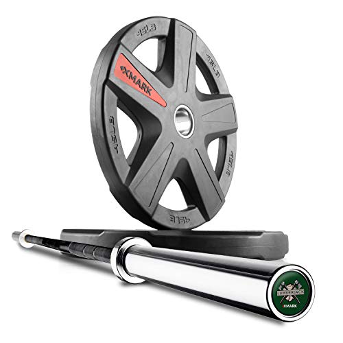 20) 45 LB PAIR & BAR