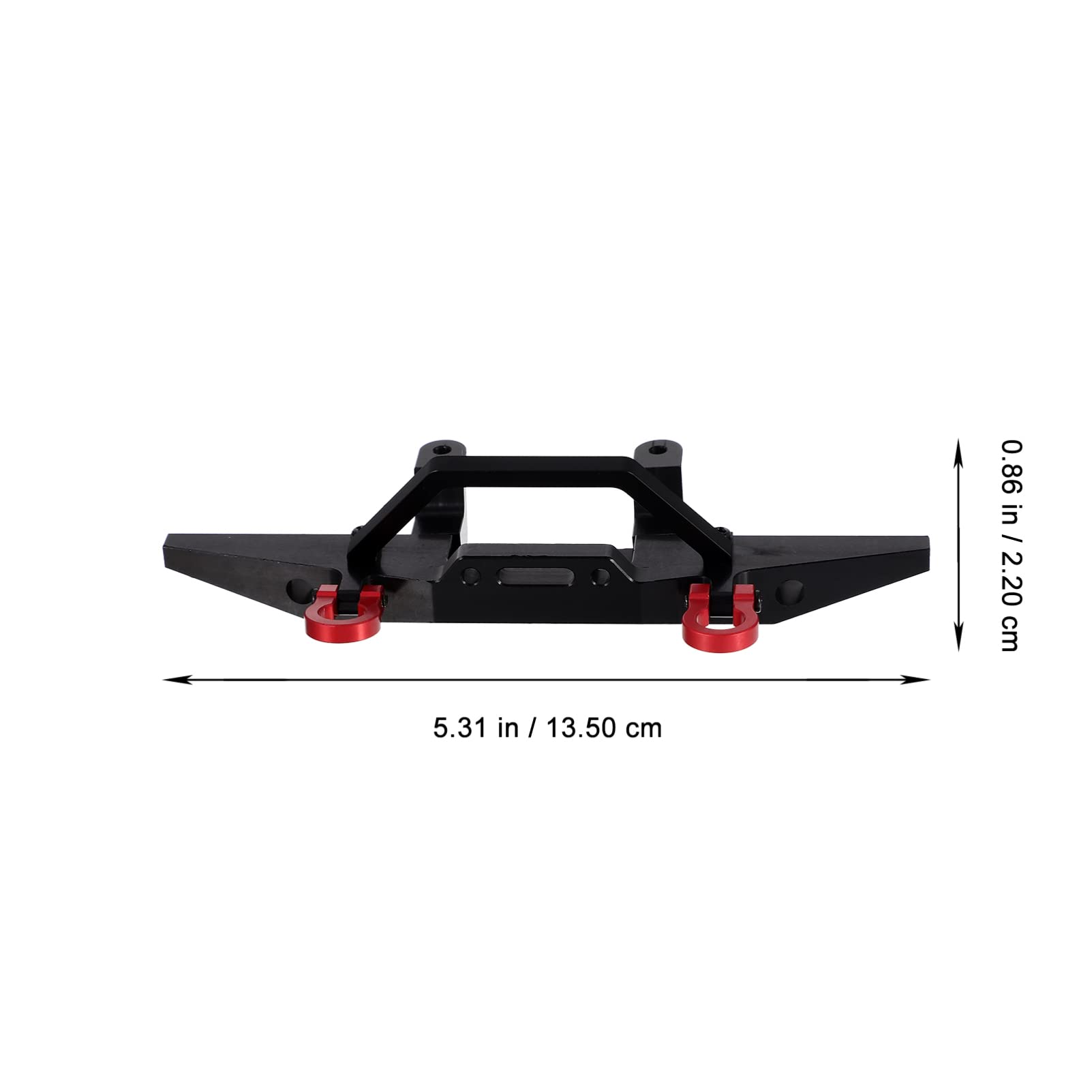 iBasenice D90 Front Guard Bar - Heavy Duty Aluminum Alloy RC Car Bumper for Traxxas D90, Adjustable & Durable Off-Road Protection - Perfect for Crawling, Rock Racing & Trail Adventures