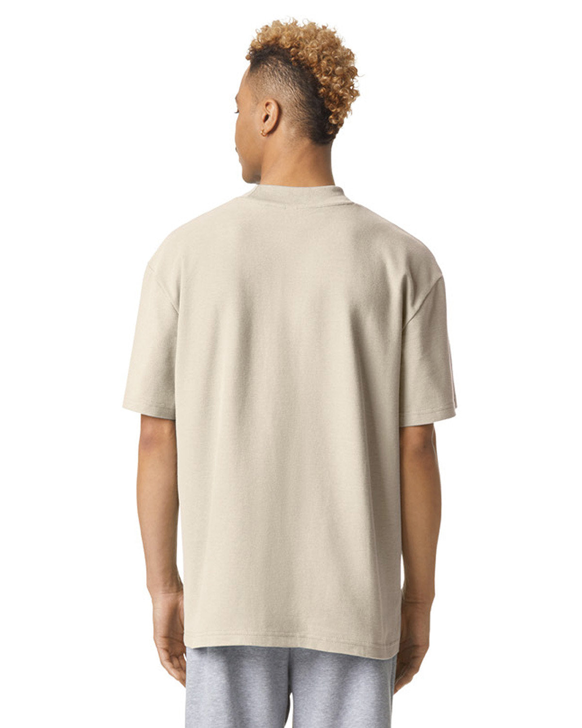 American Apparel 1PQ Unisex Mockneck Pique T-Shirt - Comfortable Cotton Crewneck Tee for Men & Women | Perfect for Casual Wear, Layering & Everyday Outfits
