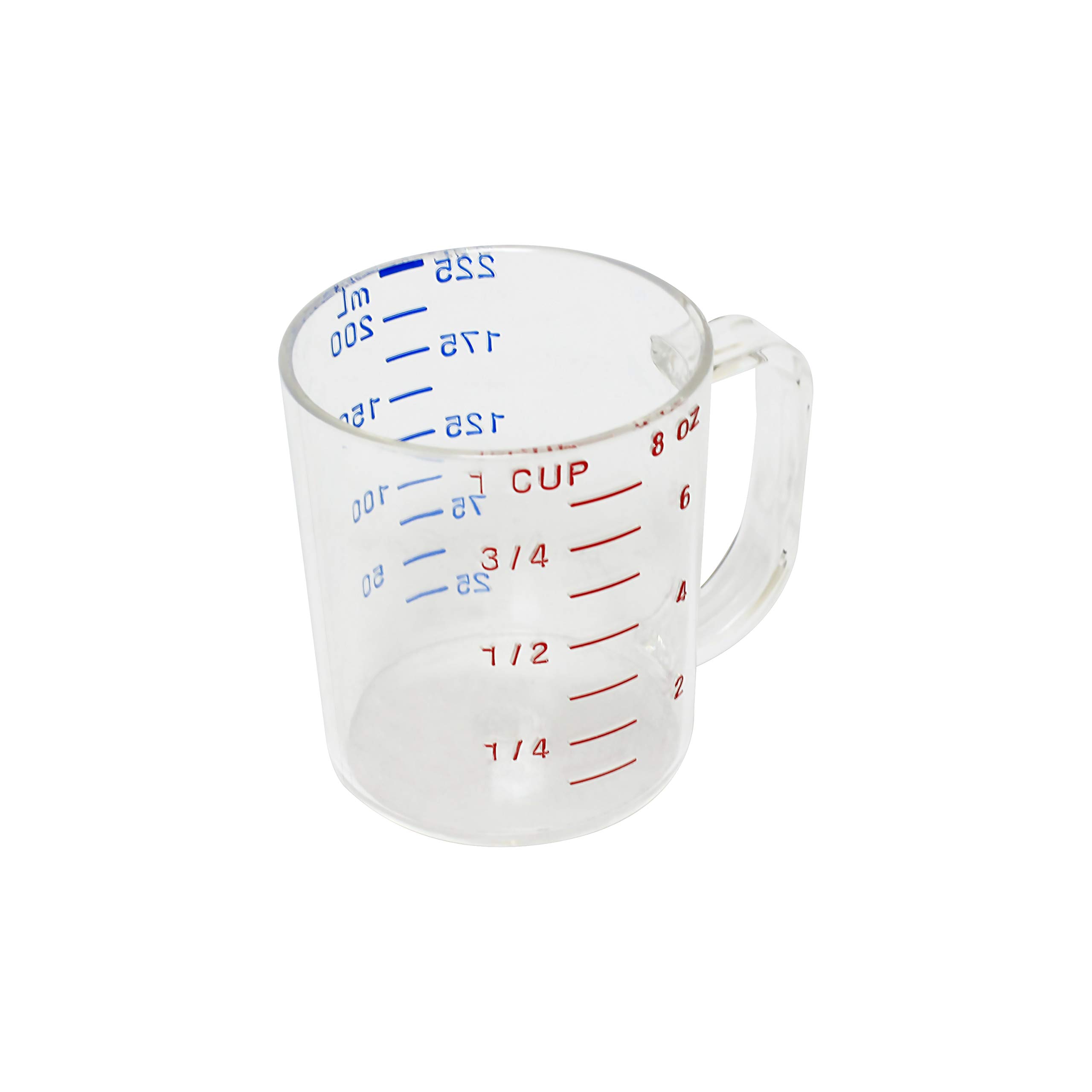 1 Cup (0.25 Liter) Polycarbonate Measuring Cup - Durable Kitchen Tool for Baking, Cooking & Liquid Measuring - Perfect for Home Chefs & Professional Kitchens