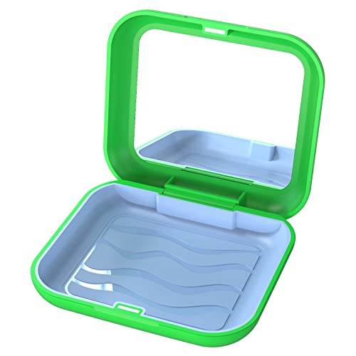 Green Housing + Light Blue Silicone