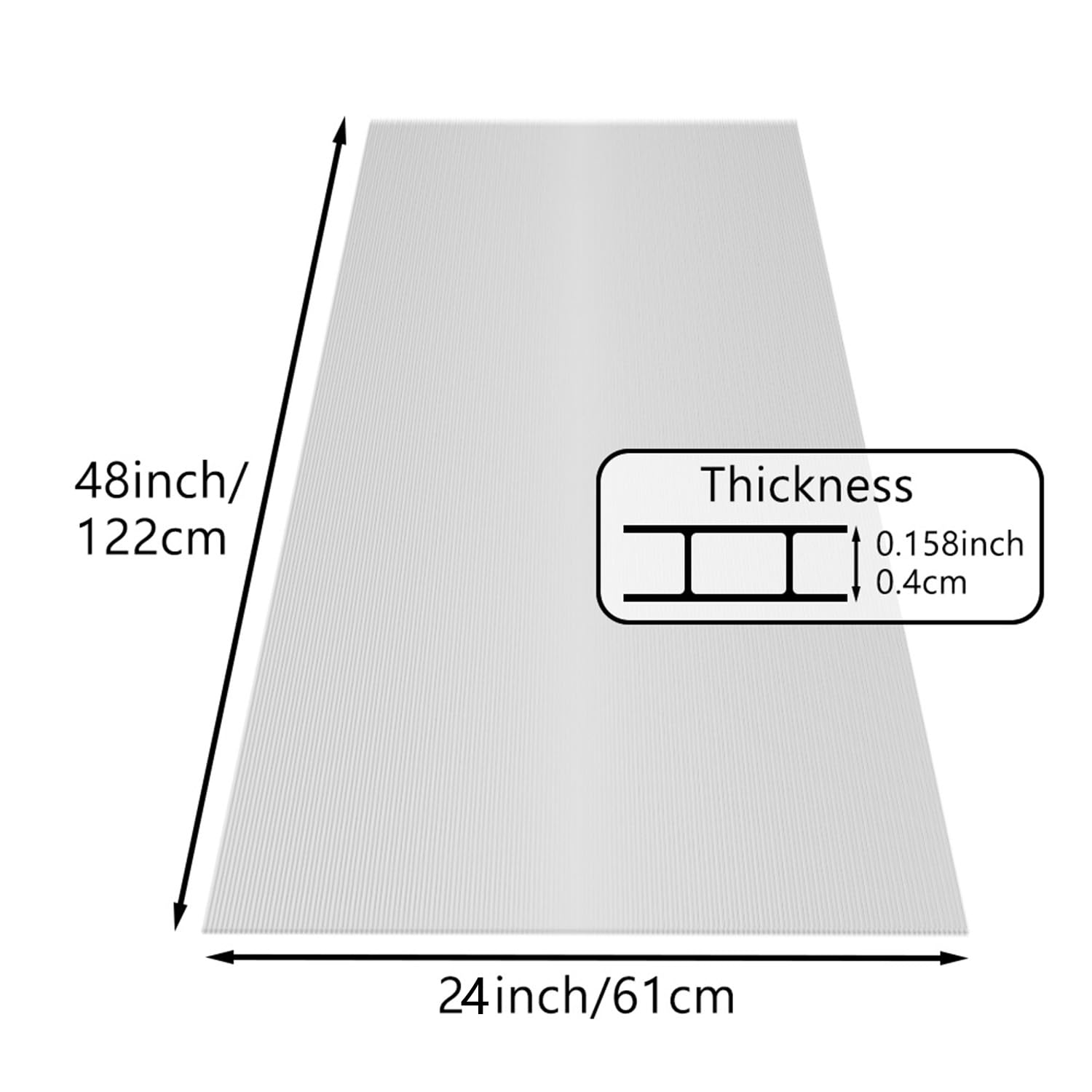 25 Pack 2' x 4' x 0.16