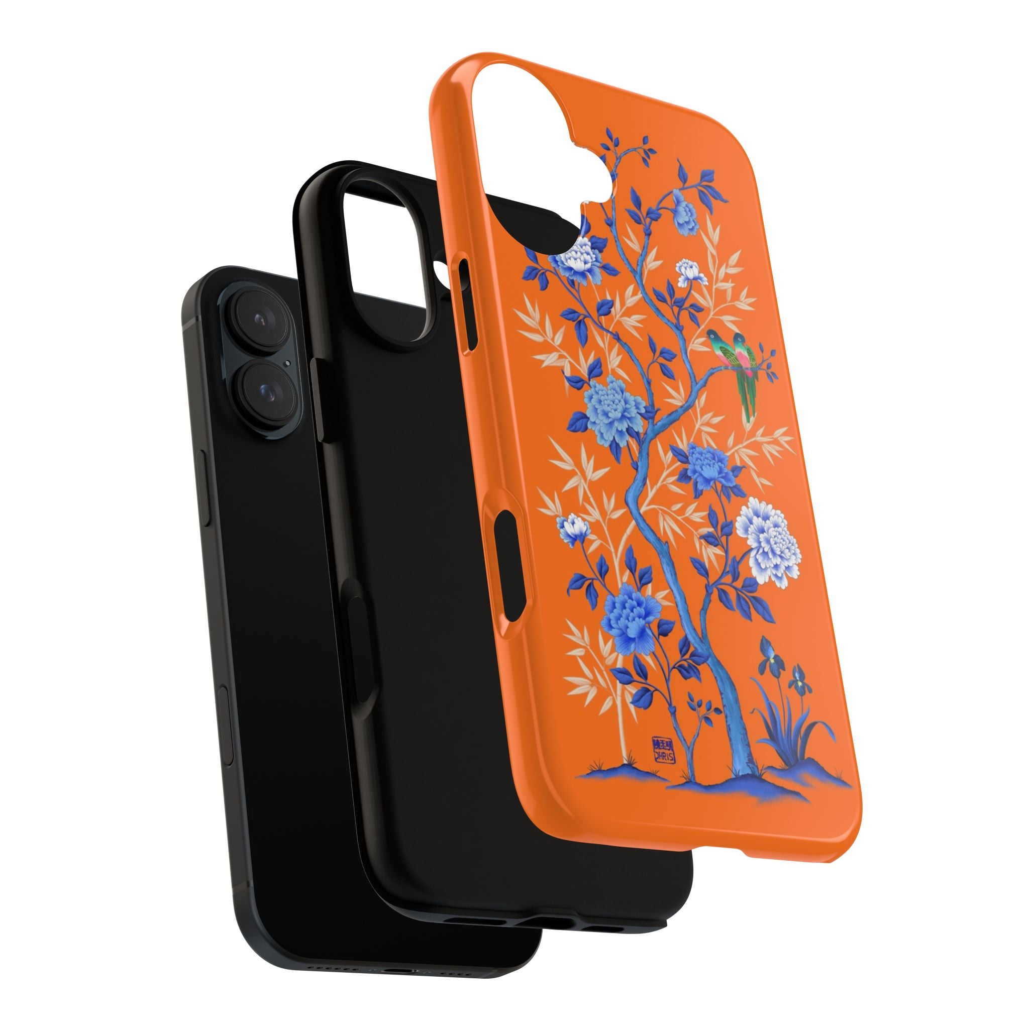 The Lovers Orange iPhone Case - Trendy Protective Cover for iPhone 13/14/15 Pro Max - Perfect for Couples, Gifts & Everyday Use