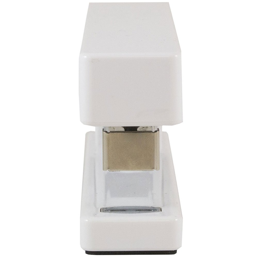 JAM PAPER Office Starter Kit - White - Stapler, Tape Dispenser, Paper Clips & Binder Clips - 4 Piece Set for Home Office, School & Workplace Organization
