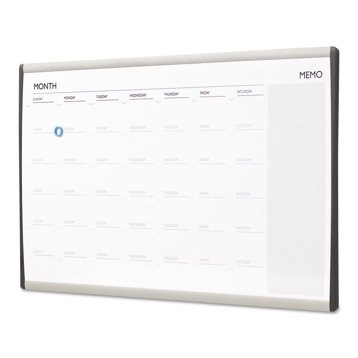 Quartet QRTARCCP3018 Magnetic Dry-Erase Calendar - 17