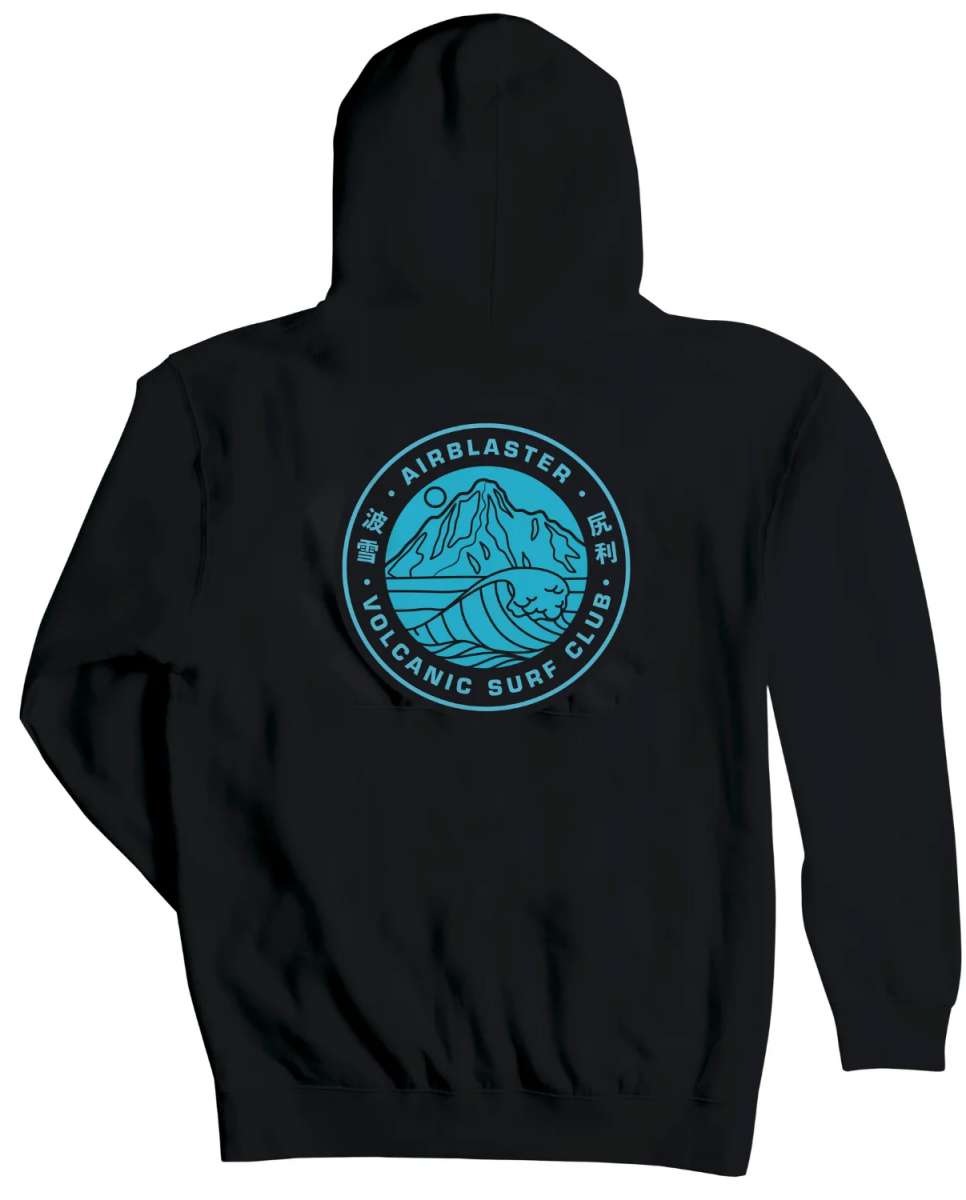 Airblaster Volcanic Surf Club Hoodie 2024 - Waterproof & Windproof Winter Jacket for Surfing, Snowboarding & Outdoor Activities