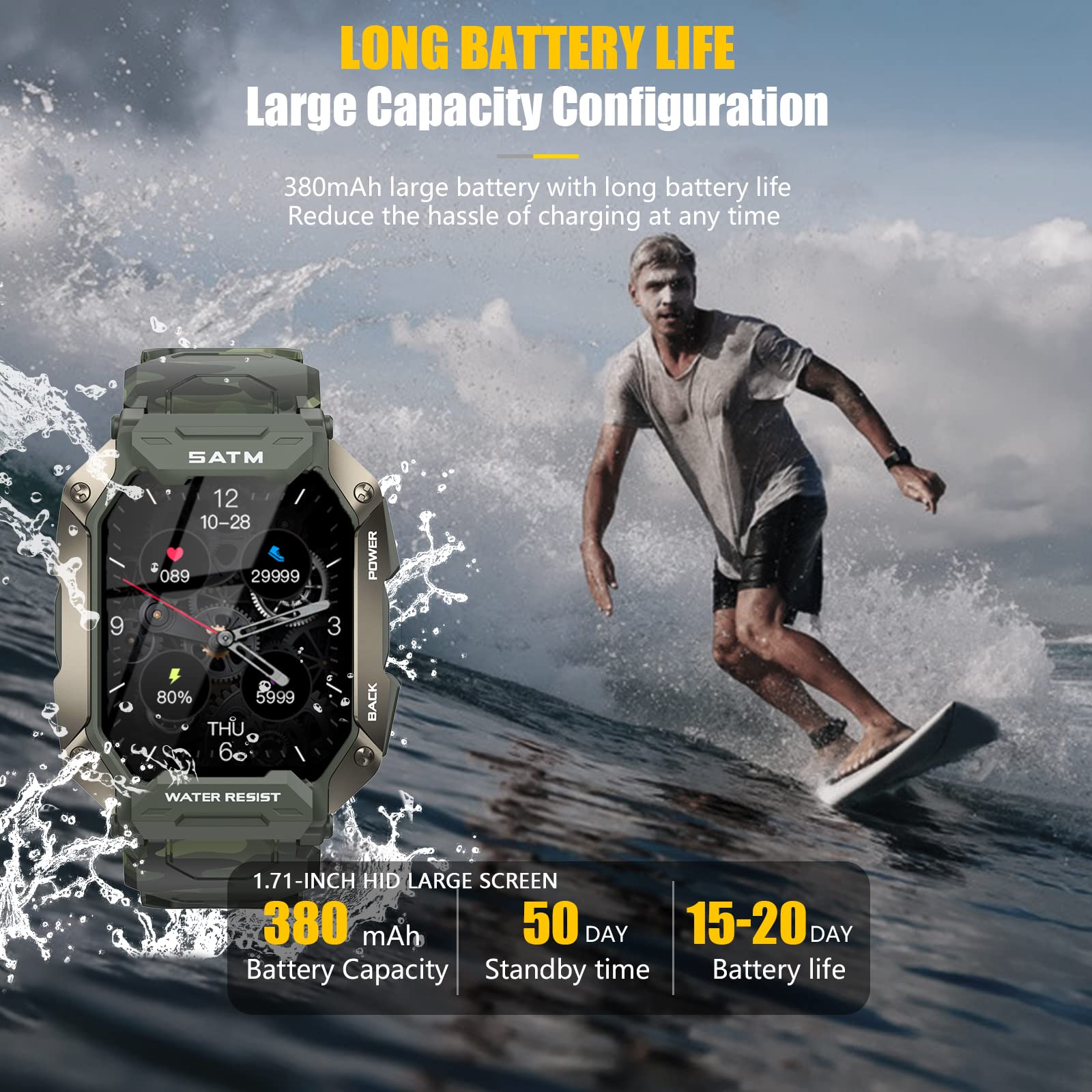 Smart Watch for Men - 1.71