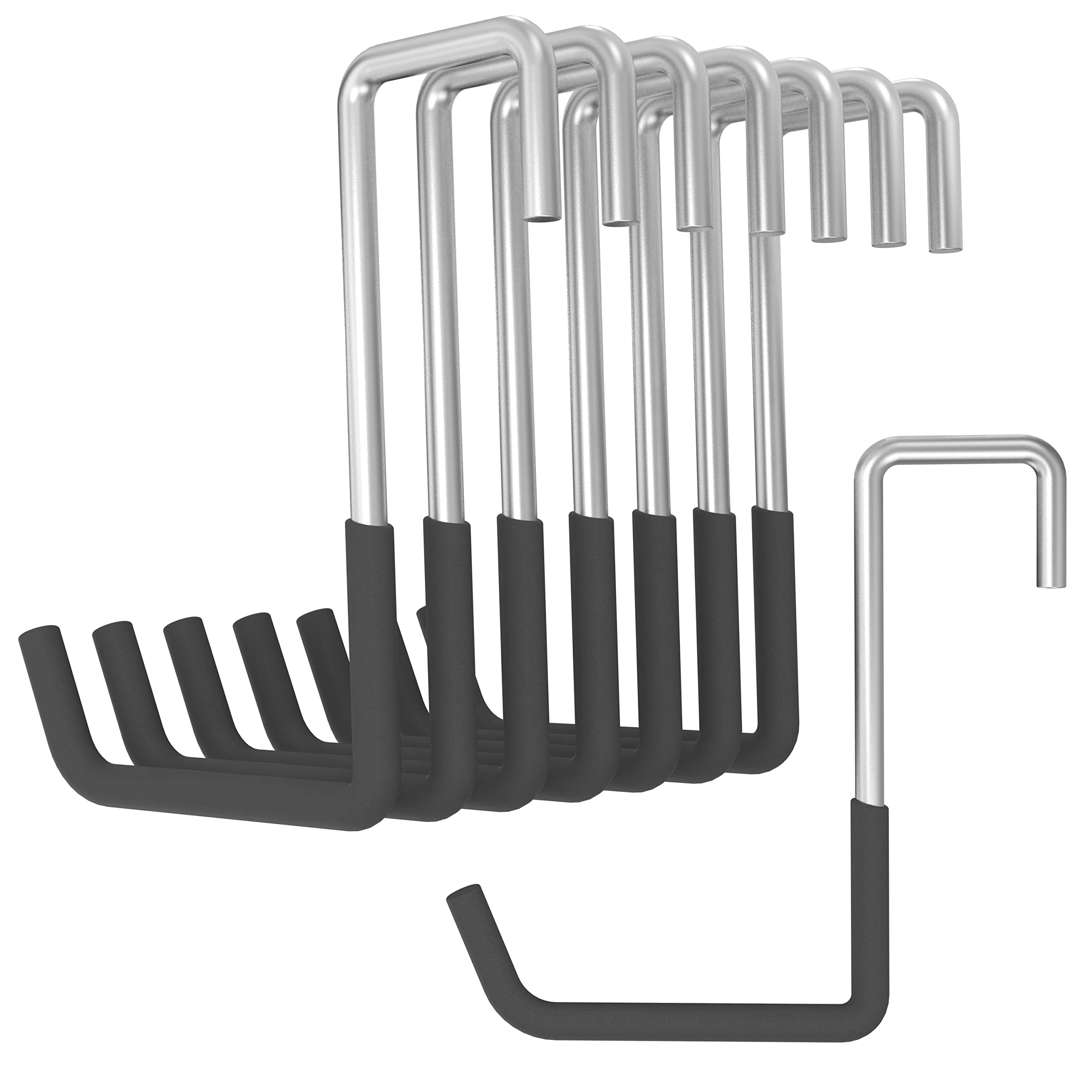 POETISKE Large S Hooks 8PC - Garage Storage & Bike Hanger for Home Organization