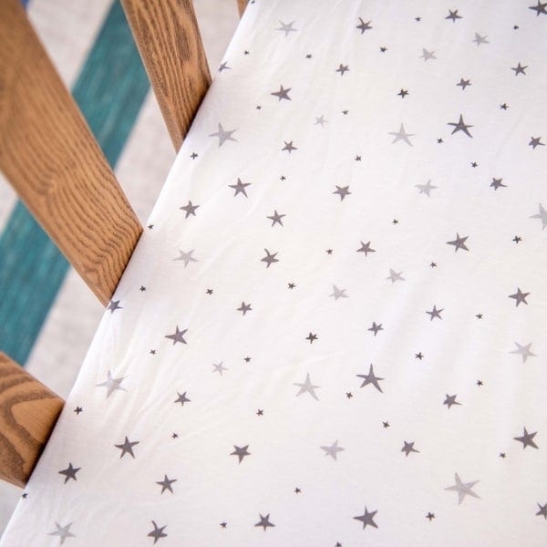 Elys & Co 2 Pack Waterproof Crib Sheets & Toddler Bed Sheets - Soft, Breathable & Machine Washable for Baby Nursery & Daycare Use